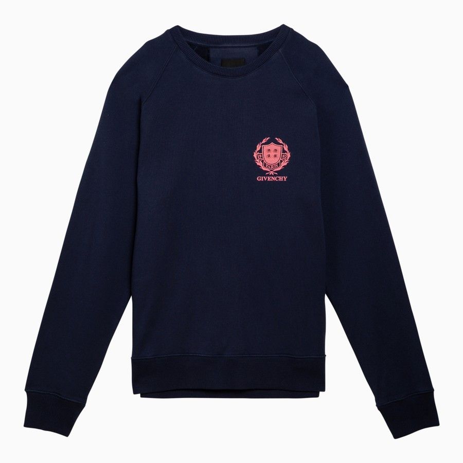 image of Givenchy O1D2Blof0424 Sweatshirt In Blue, Men's (Size Medium)