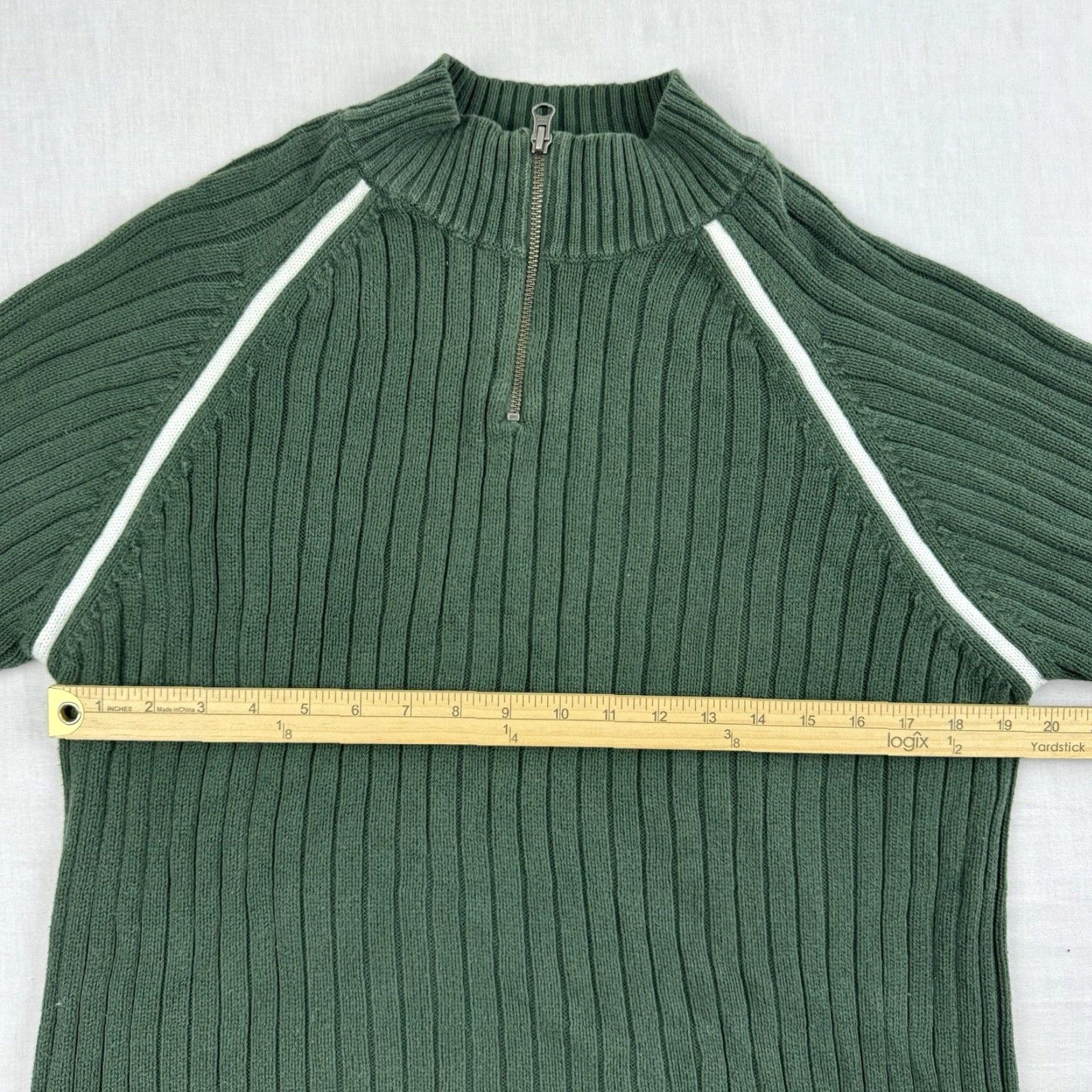 Route 66 VINTAGE Route 66 Sweater Adult Medium Pullover Collared Long Sleeve Green Casual Punk 90s Y2K Size US M / EU 48-50 / 2 - 6 Thumbnail
