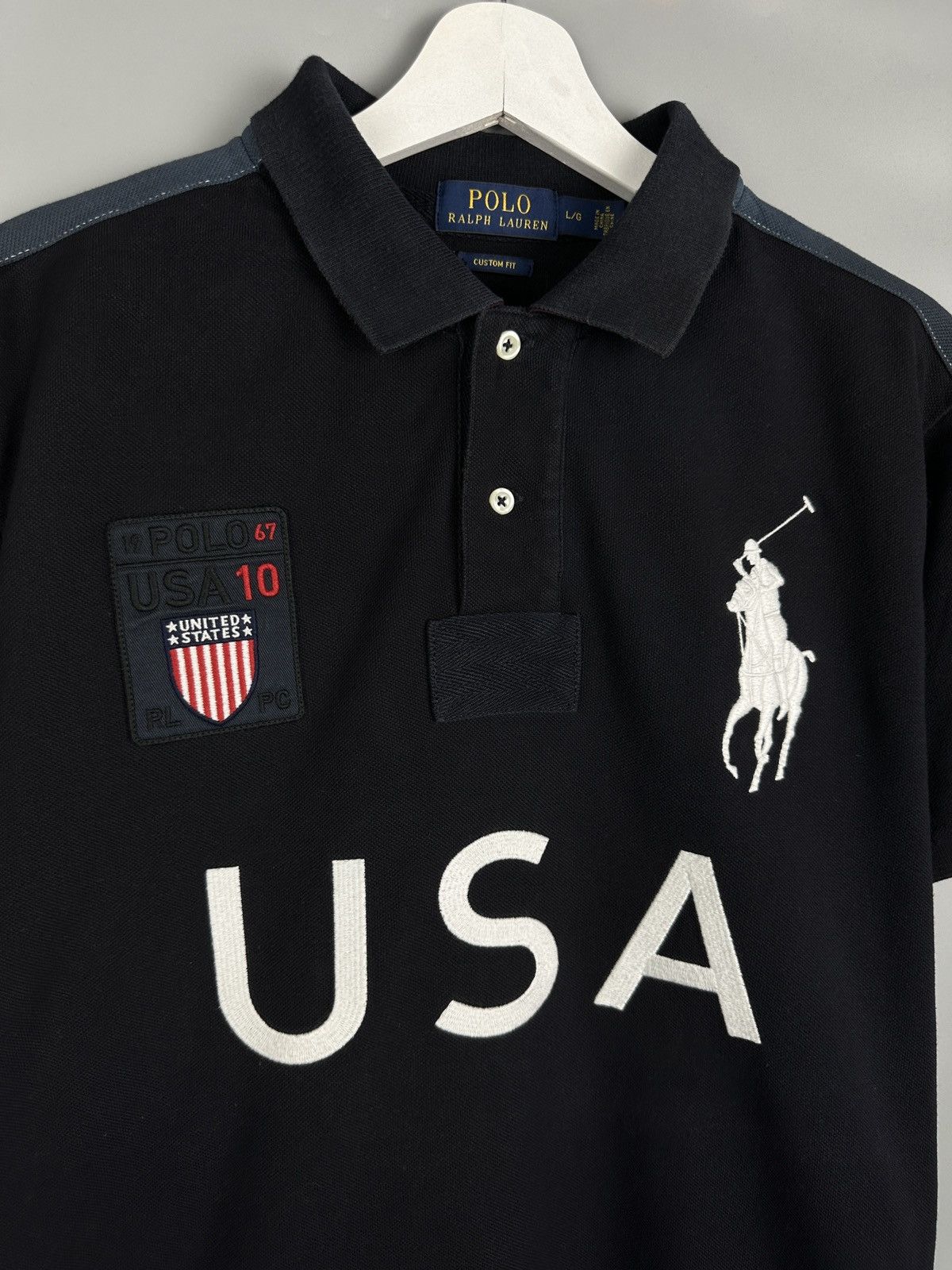 Polo Ralph Lauren Ralph Lauren USA Polo T Shirt Tee Chief Keef Rap New York Size US L / EU 52-54 / 3 - 7 Thumbnail