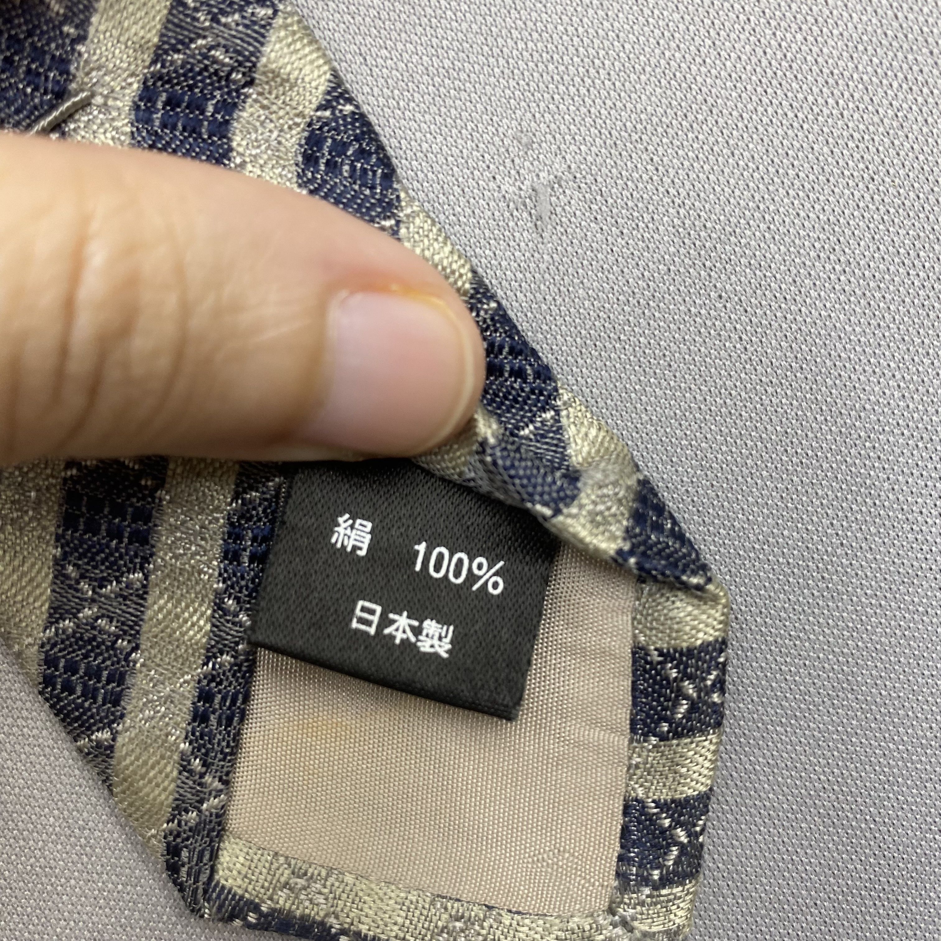 Issey Miyake Vintage Issey Miyake SILK Necktie Cravate Pure Silk Size ONE SIZE - 8 Thumbnail