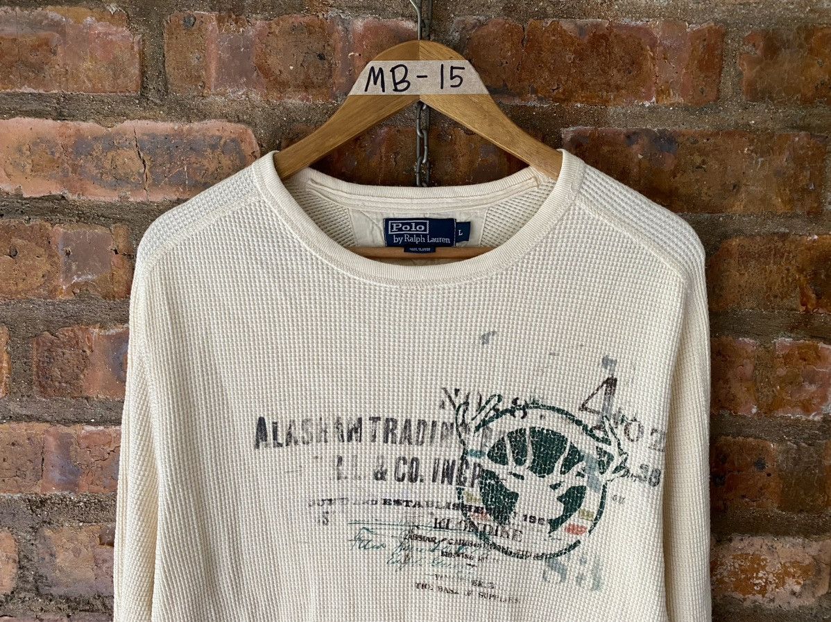 Polo Ralph Lauren Vtg Polo Ralph Lauren Thermal Wafer knit Size US L / EU 52-54 / 3 - 3 Thumbnail