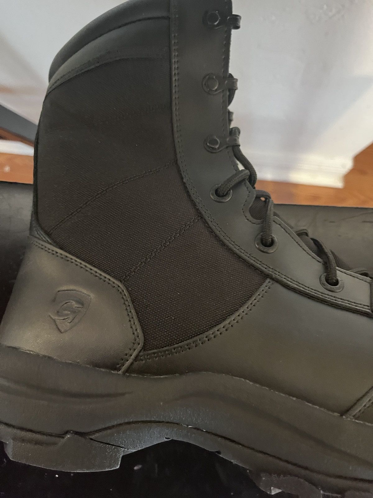 Gall Halls combat boots new with box. Police army fireman Size US 13 / EU 46 - 4 Thumbnail