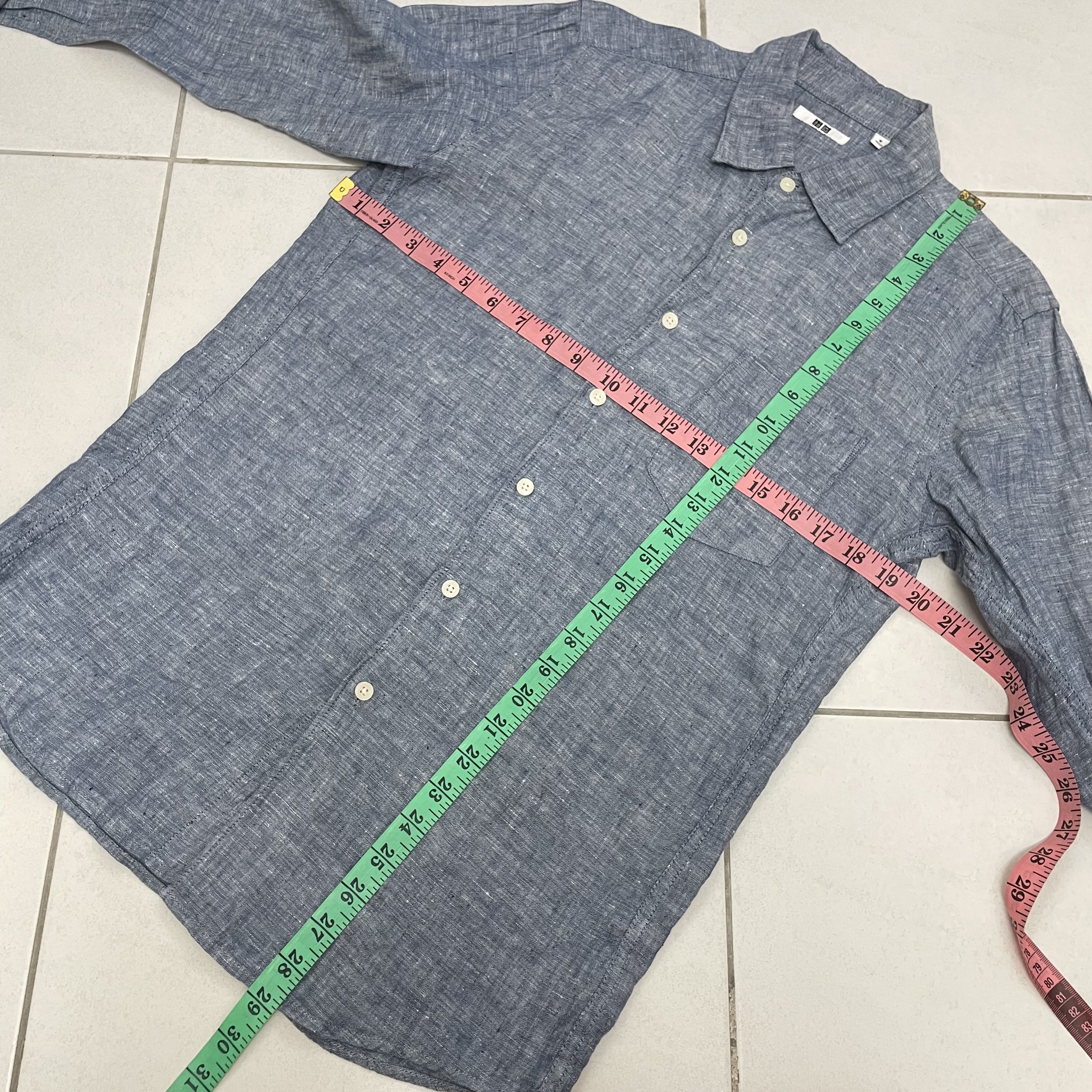Japanese Brand × Uniqlo ⭐️SALE⭐️ [M] UNIQLO JAPAN LINEN COTTON SHIRT Size US M / EU 48-50 / 2 - 3 Thumbnail