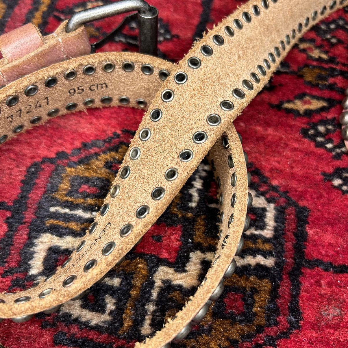 Vintage Brown Studded Western Belt Size ONE SIZE - 5 Thumbnail