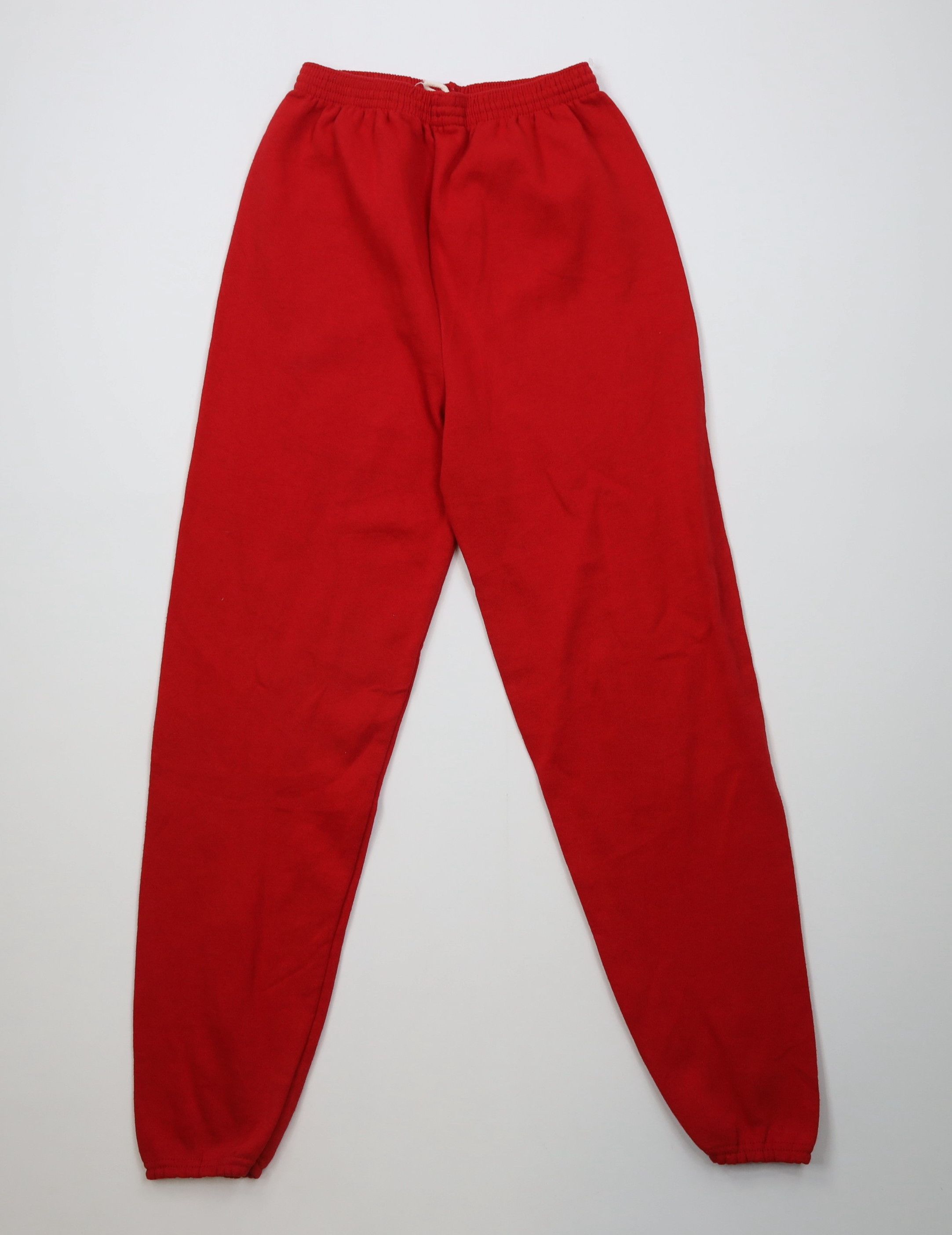 Vintage Deadstock Vintage 90s Streetwear Sweatpants Joggers Red USA Size US 34 / EU 50 - 1 Thumbnail