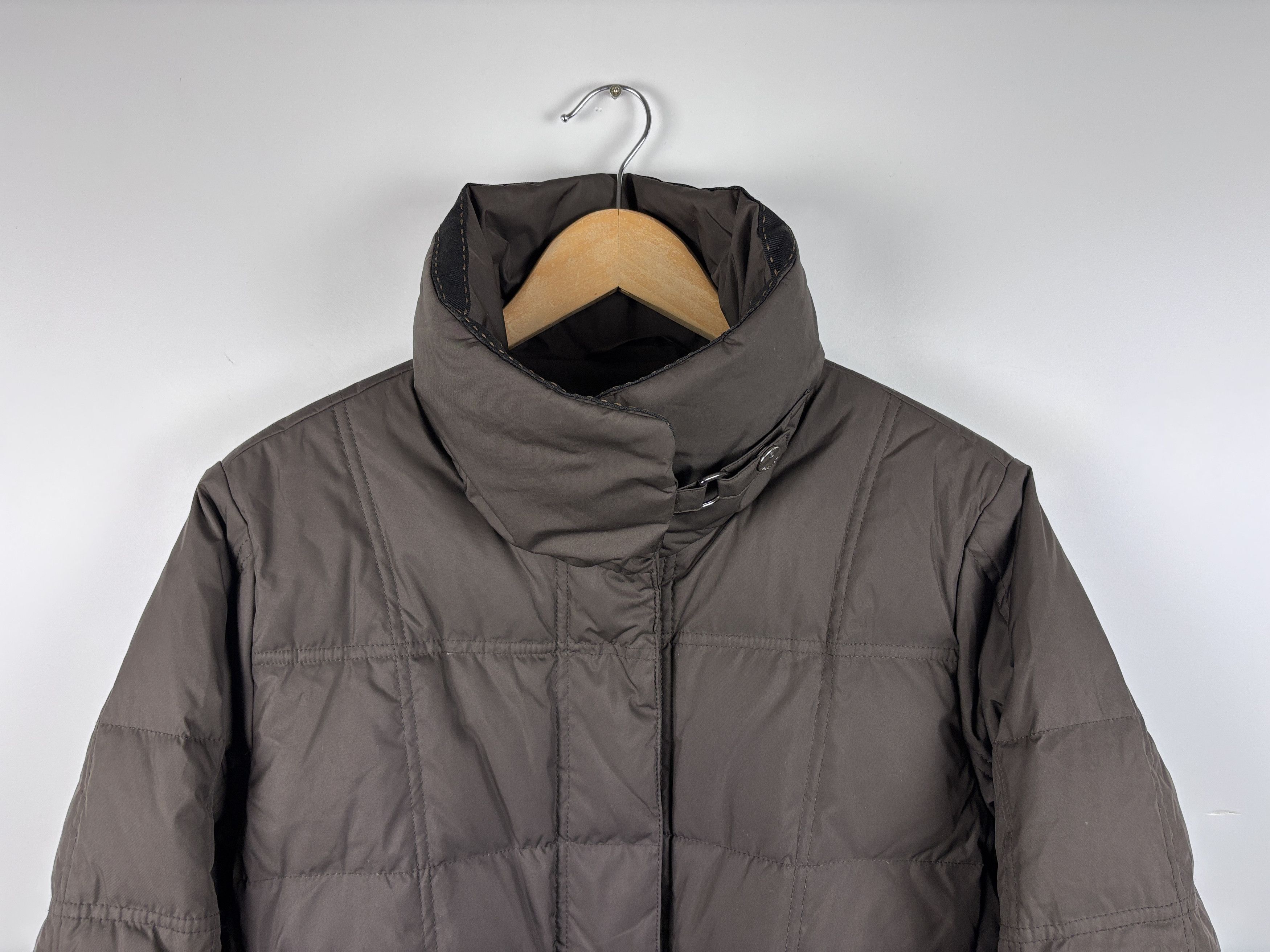 Bogner Womens Bogner Down Quilted Jacket Brown Size US 10 Size L / US 10 / IT 46 - 2 Thumbnail