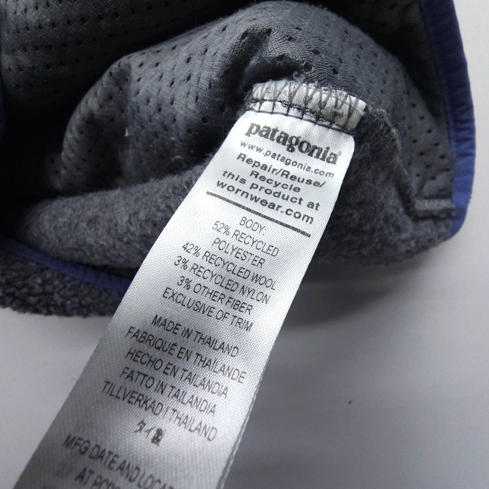 Patagonia Patagonia Reclaimed Fleece Jacket Womens XS Gray Solid Logo Zip Jacket Size XS / US 0-2 / IT 36-38 - 4 Thumbnail