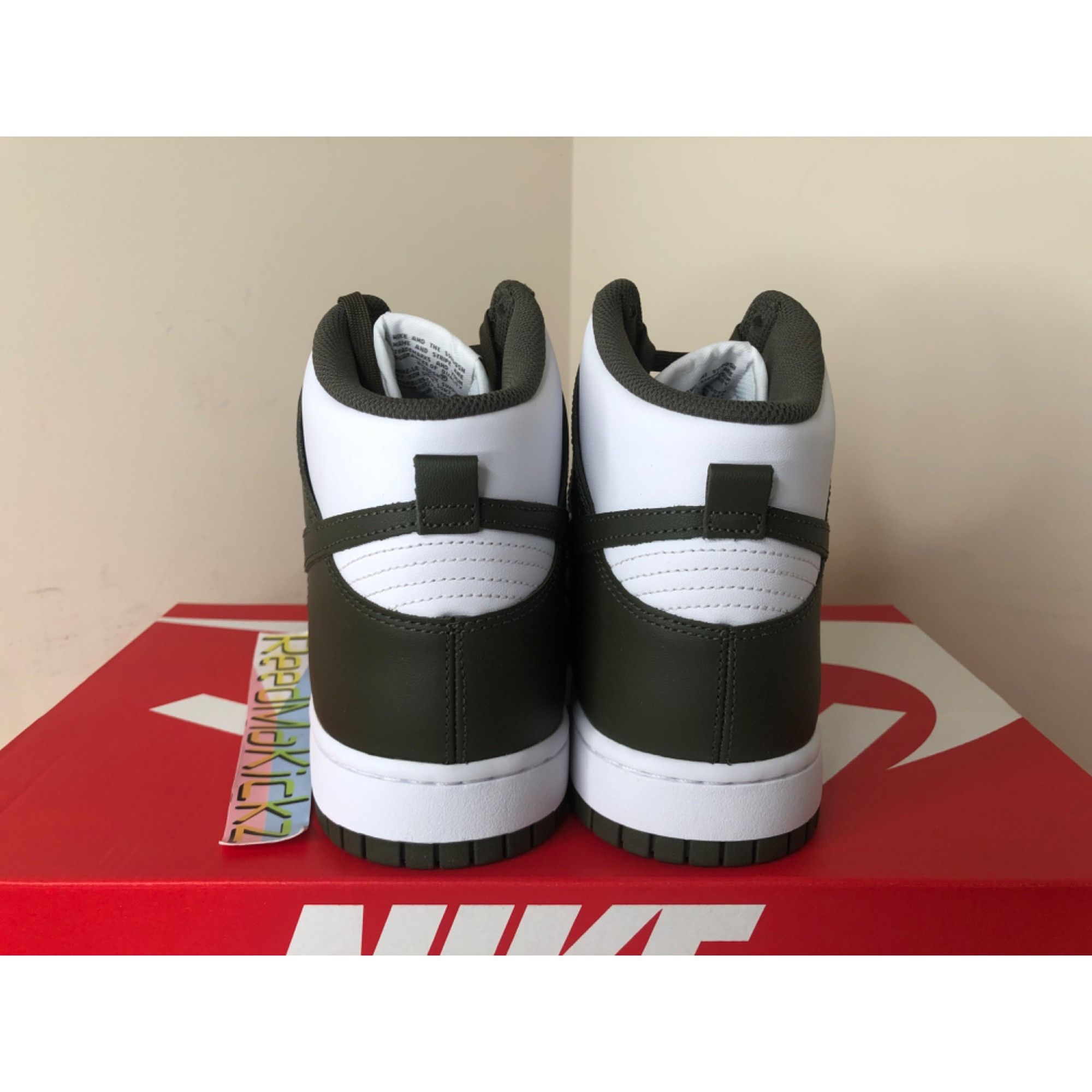 Nike Nike Dunk High White Cargo Khaki mens 11.5us Size US 11.5 / EU 44-45 - 4 Thumbnail