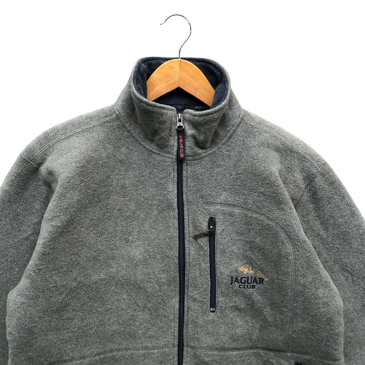 Japanese Brand Vintage JAGUAR fleece jcket Size US M / EU 48-50 / 2 - 2 Thumbnail