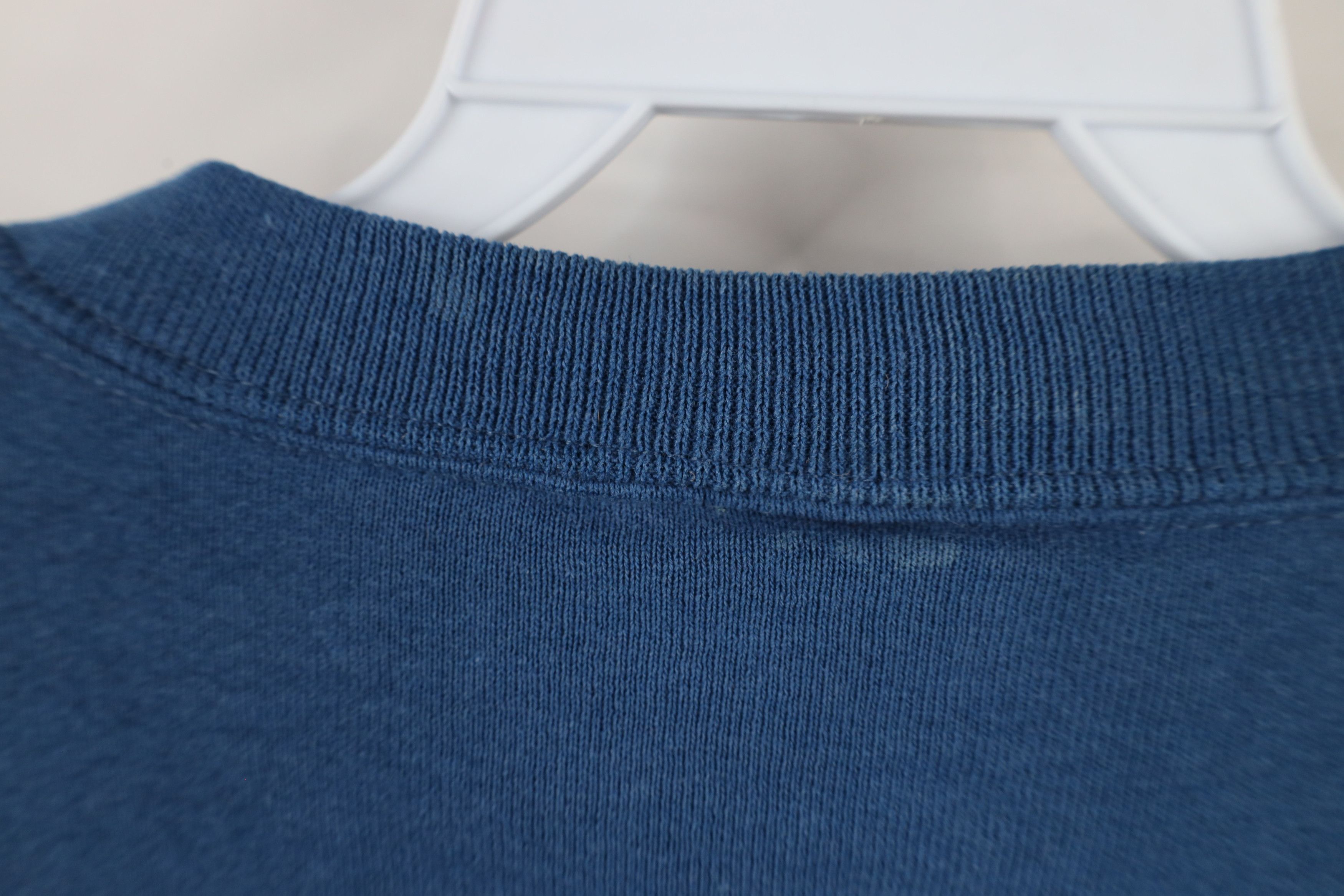Vintage Vintage 90s Bike Blank Crewneck Sweatshirt Blue USA Size US M / EU 48-50 / 2 - 10 Thumbnail