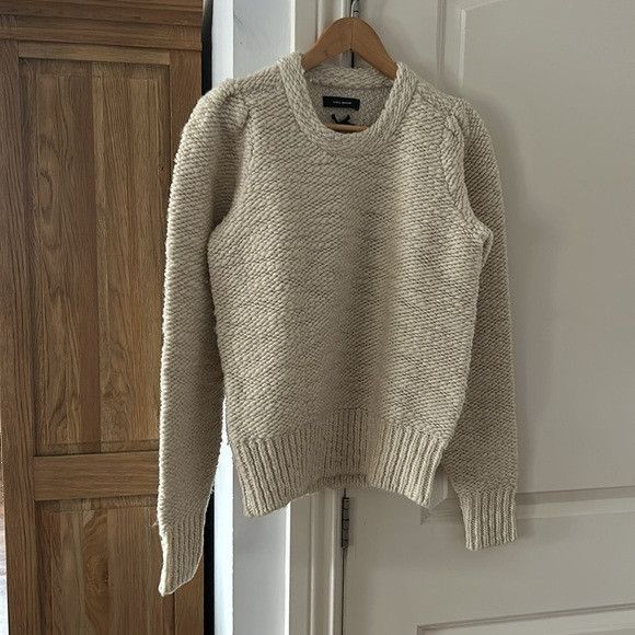 Isabel Marant Isabel Marant Off-White Wool Sybille Sweater 38 Size XS / US 0-2 / IT 36-38 - 2 Thumbnail