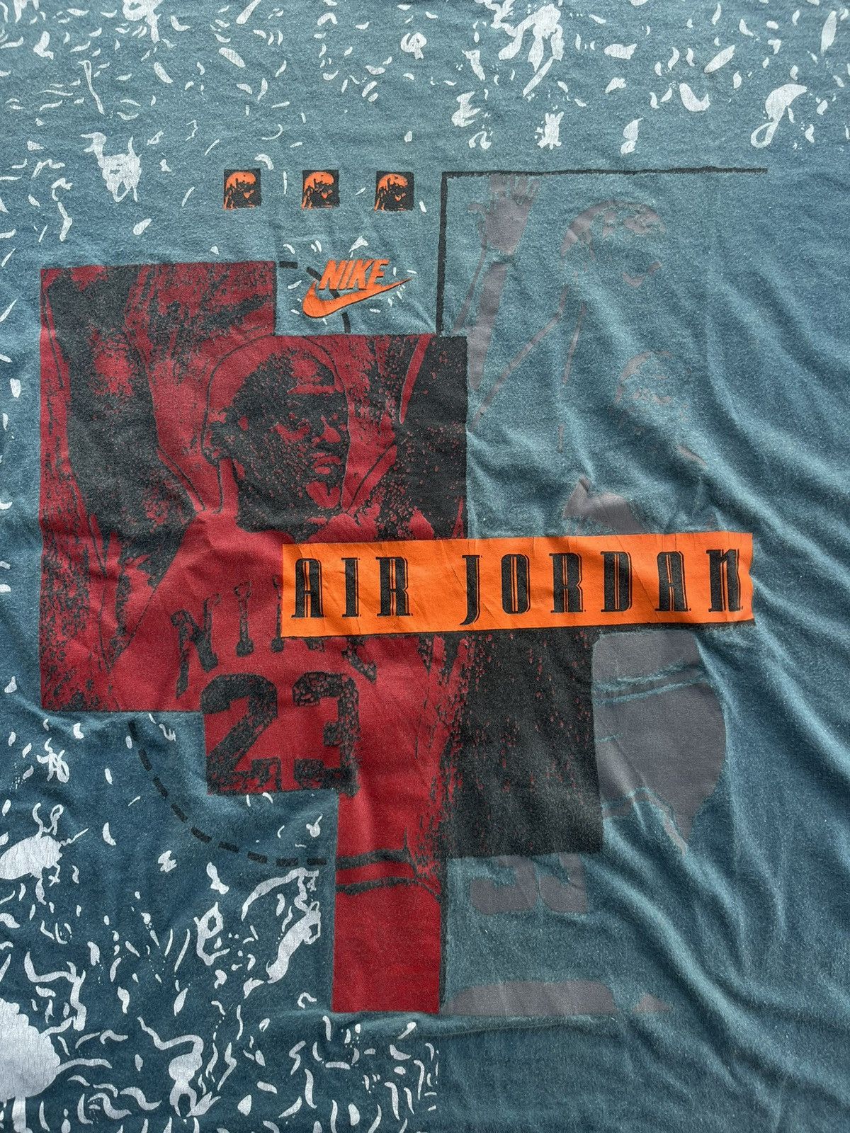 Jordan Brand × Nike × Vintage Vintage NIKE AIR JORDAN Collection 90’s Tshirt Size US L / EU 52-54 / 3 - 7 Thumbnail