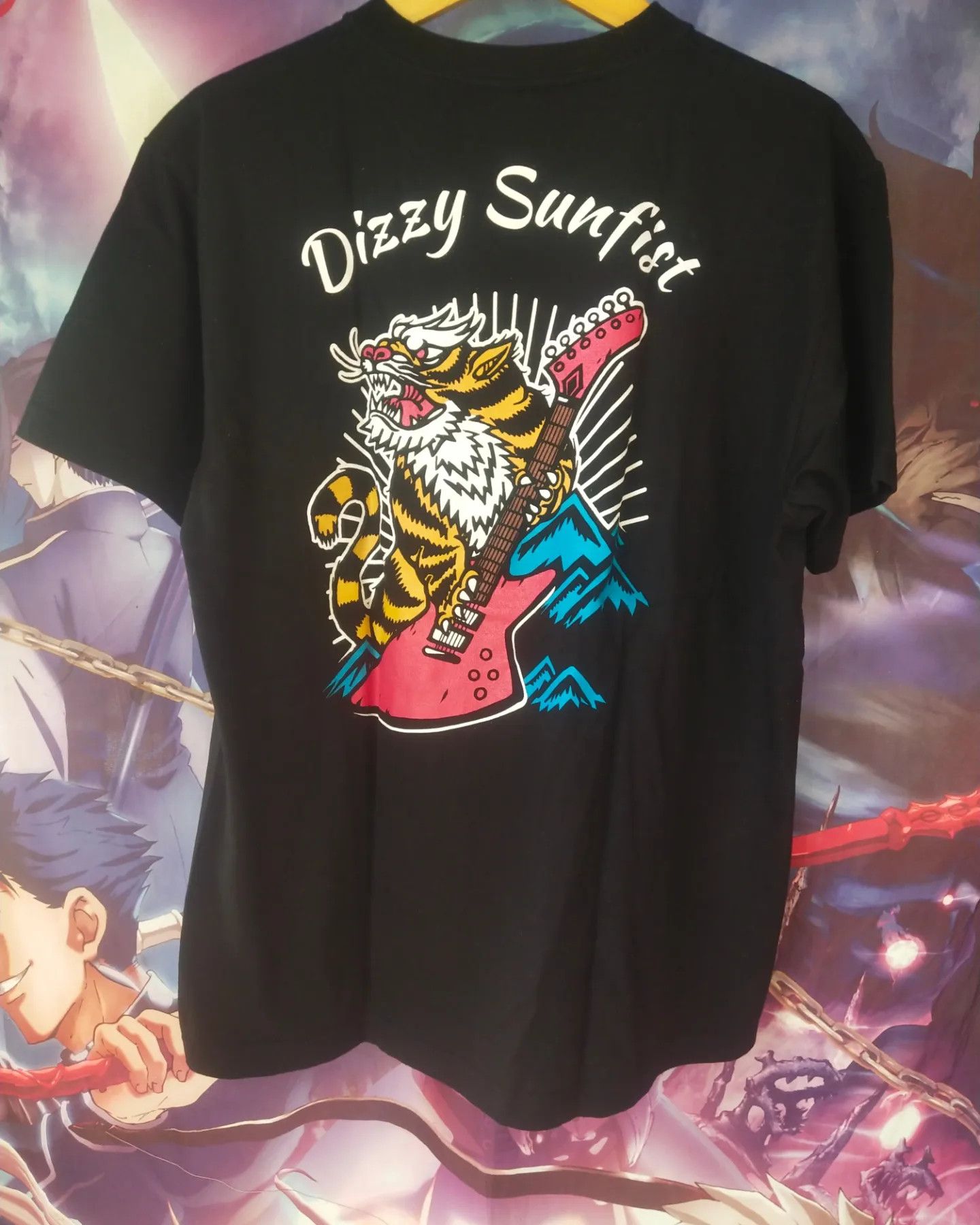 Band Tees Dizzy Sunfist Tiger and Guitar Art Band Tee Size US L / EU 52-54 / 3 - 1 Thumbnail