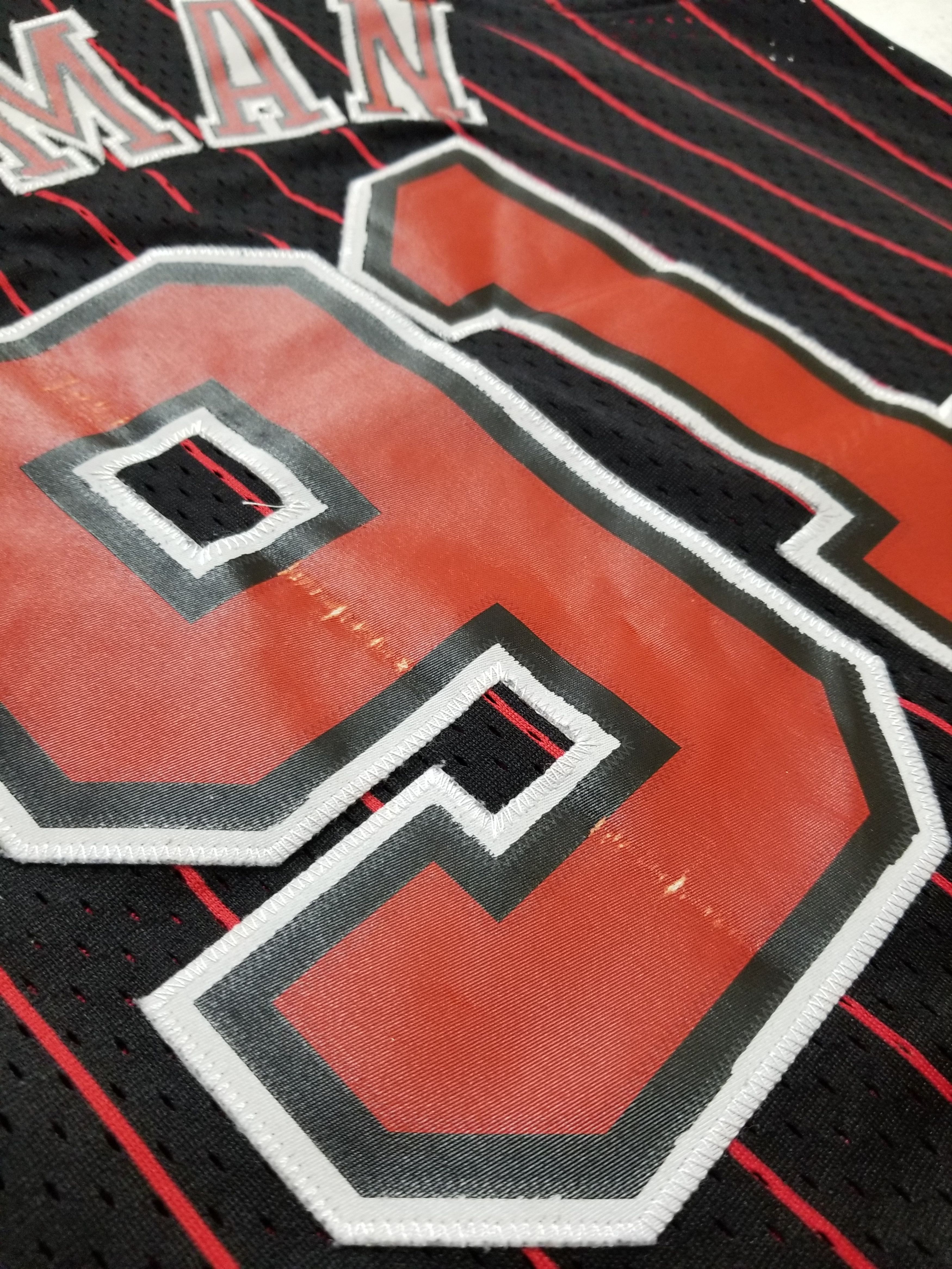Adidas Dennis Rodman #91 Chicago Bulls NBA Embroidered Jersey Size US M / EU 48-50 / 2 - 4 Thumbnail