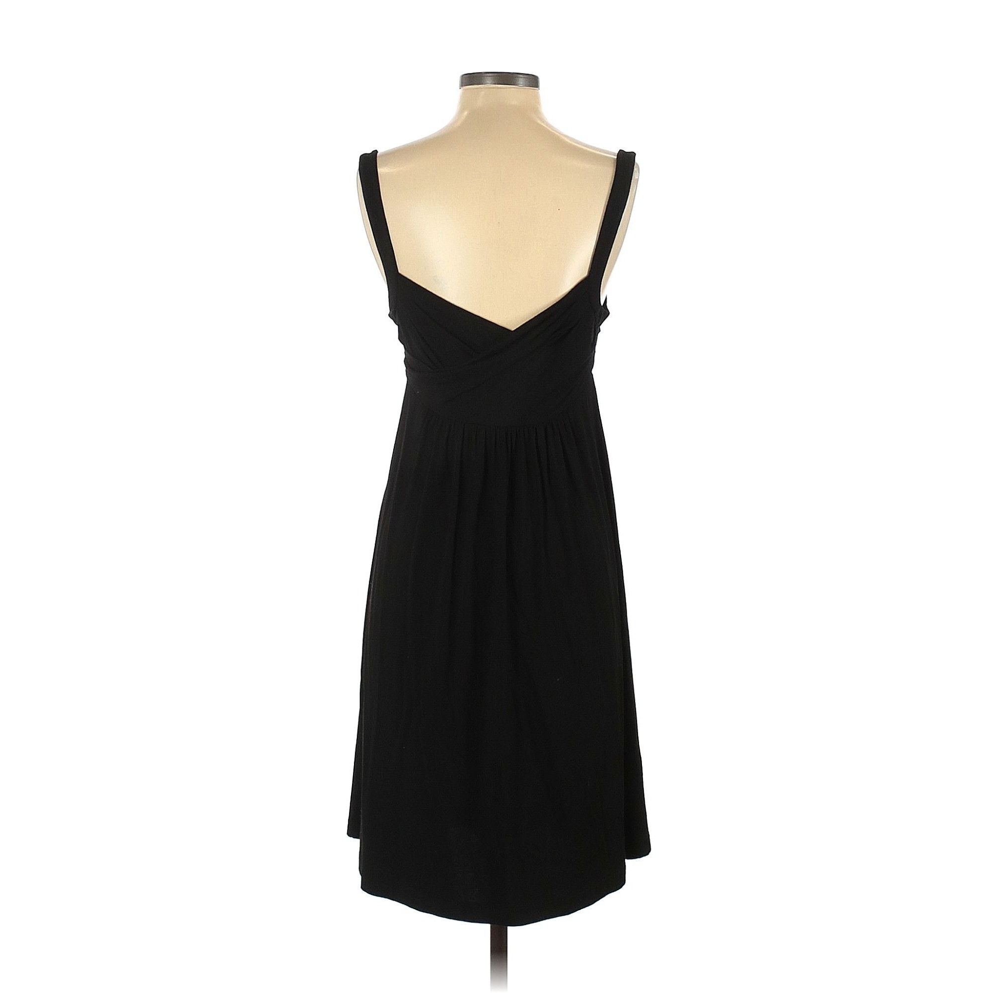 Bcbgmaxazria BCBGMaxzaria Black Spagetti Strap Heart Chest Baby Doll Casu Size S / US 4 / IT 40 - 2 Thumbnail