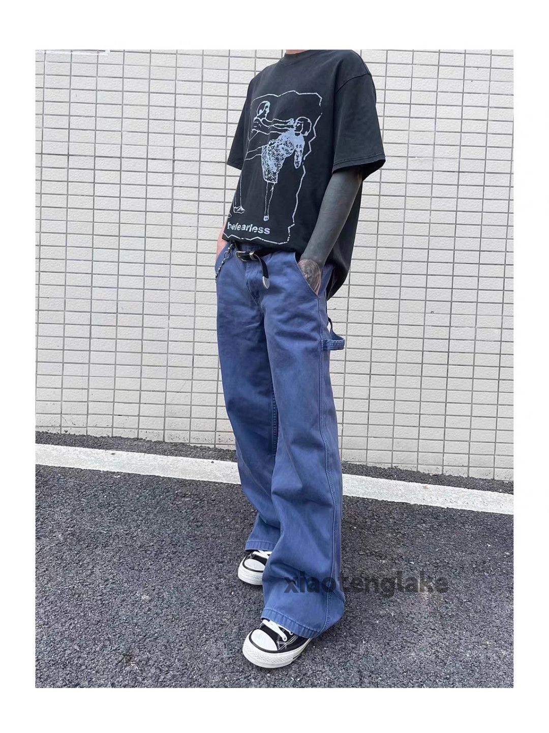 Designer × Japanese Brand × Vintage Utility skate hiphop work Carpenter loose baggy pants Size US 28 / EU 44 - 6 Thumbnail