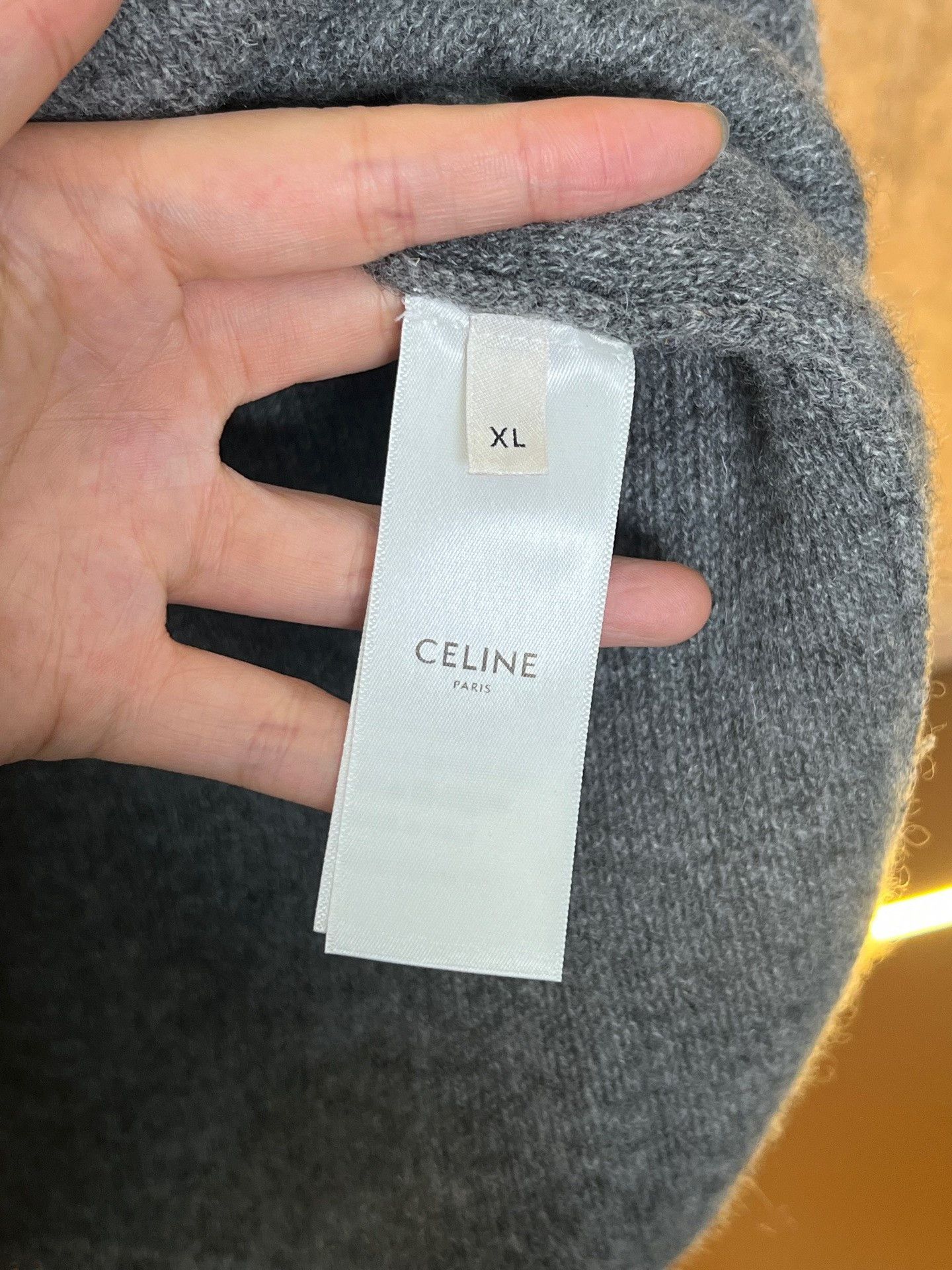 Celine Celine Gray Wool Knit Sweater Size US XL / EU 56 / 4 - 3 Thumbnail