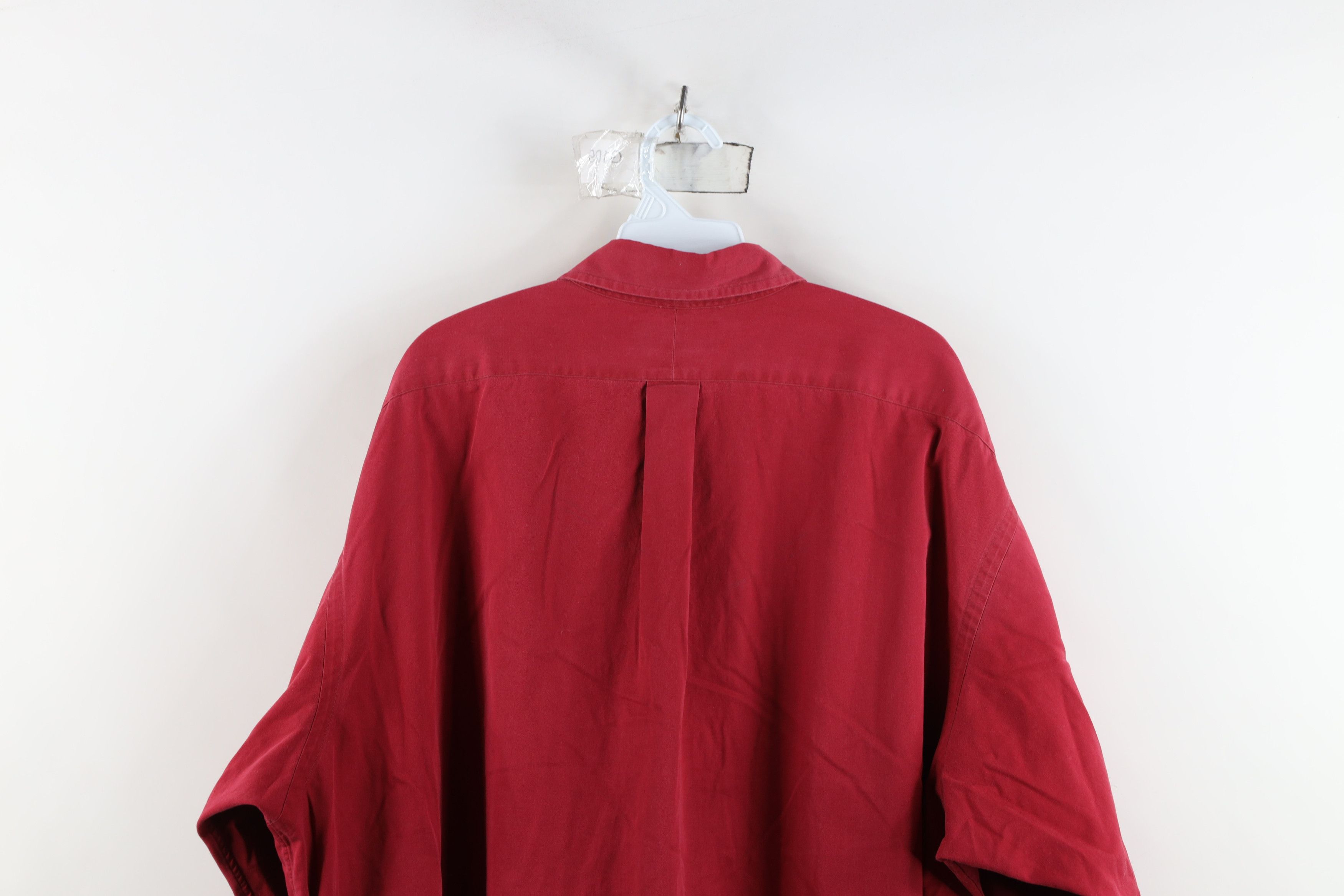Ralph Lauren Vintage 90s Ralph Lauren Collared Button Down Shirt Red Size US XXL / EU 58 / 5 - 11 Thumbnail