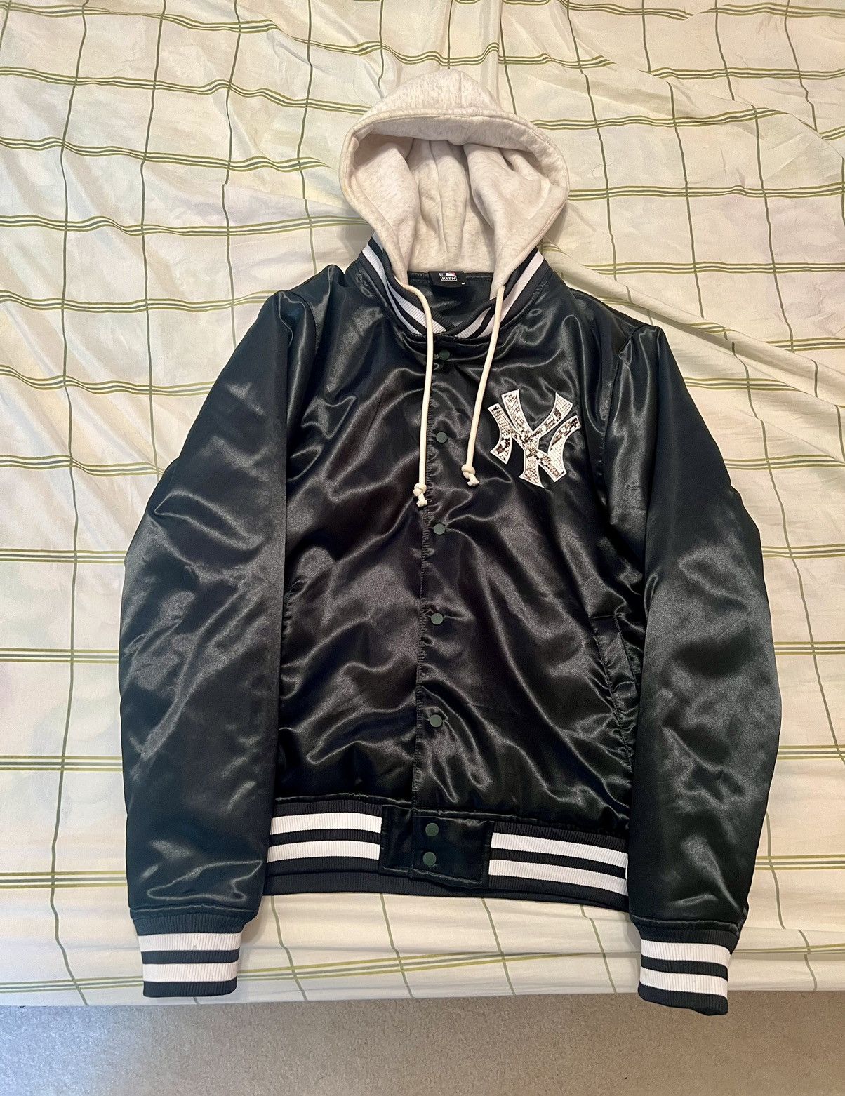 Kith Leather Jacket MLB Yankees Bomber 【公式通販】