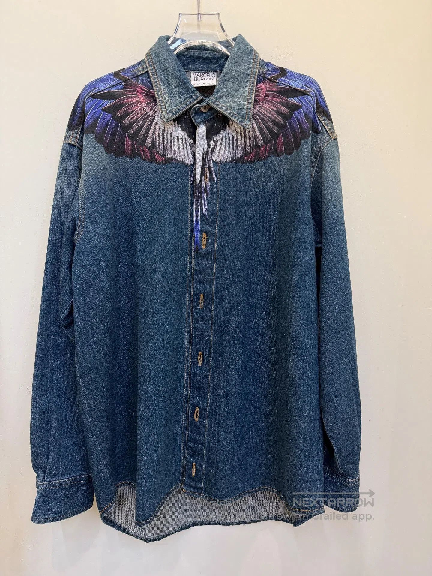 Marcelo Burlon Marcelo Burlon Denim Shirt. Size US M / EU 48-50 / 2 - 1 Thumbnail