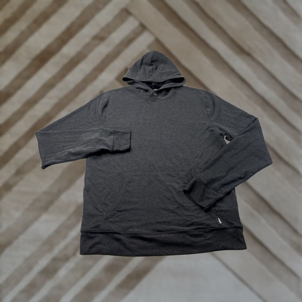 Vuori Vuori Hoodie Men's Medium Pullover Hoodie Dreamknit Soft Dark Gray V254 Size US M / EU 48-50 / 2 - 1 Thumbnail