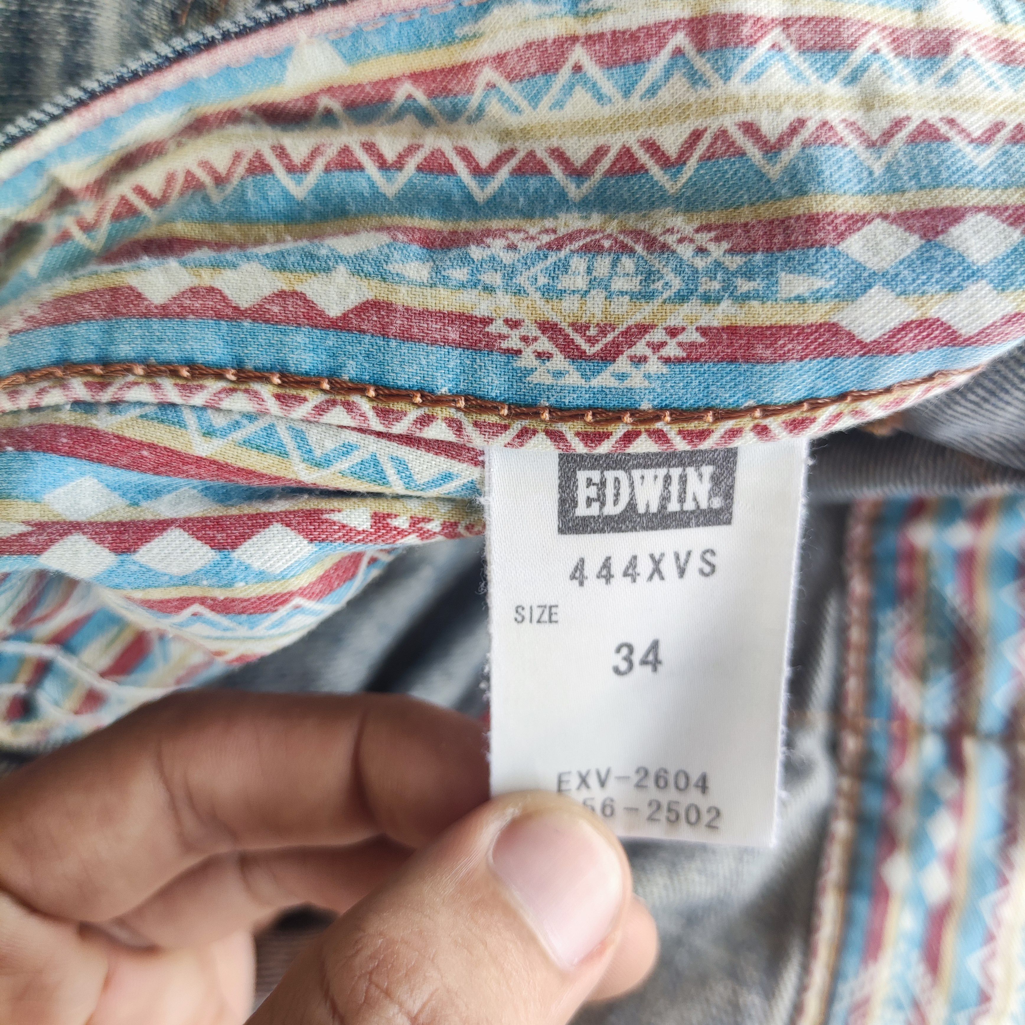 Edwin Vintage EDWIN Brand Buggy Jeans Faded Pants Size US 37 - 7 Thumbnail
