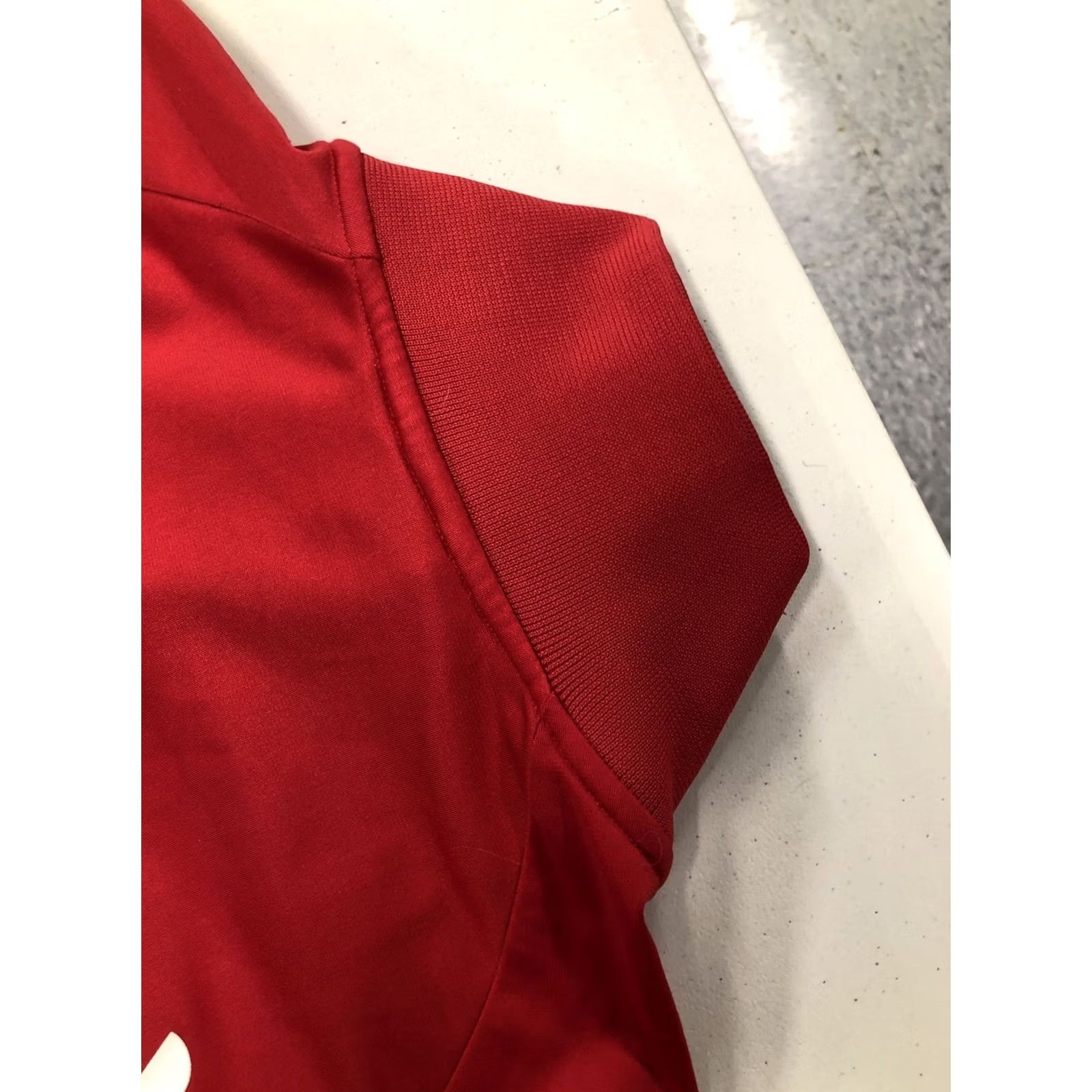 Fila VINTAGE FILA Sport ITALIA Italy SOCCER Futbol TRACK JACKET Red Black Large Size US L / EU 52-54 / 3 - 4 Thumbnail