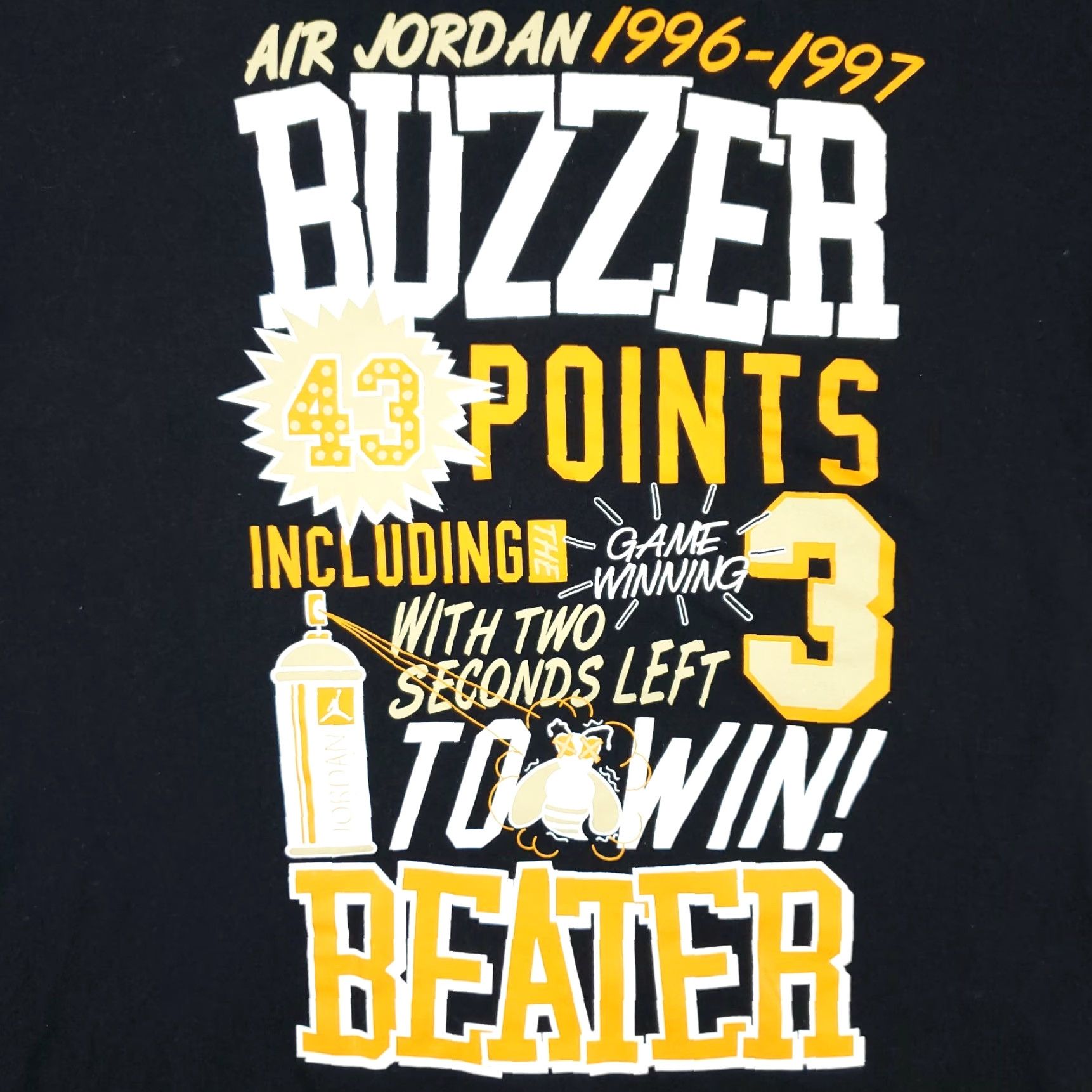 Jordan Brand Jordan Shirt Adult Small Black Jumpman Buzzer Beater Sports T-Shirt Mens Size US S / EU 44-46 / 1 - 2 Thumbnail