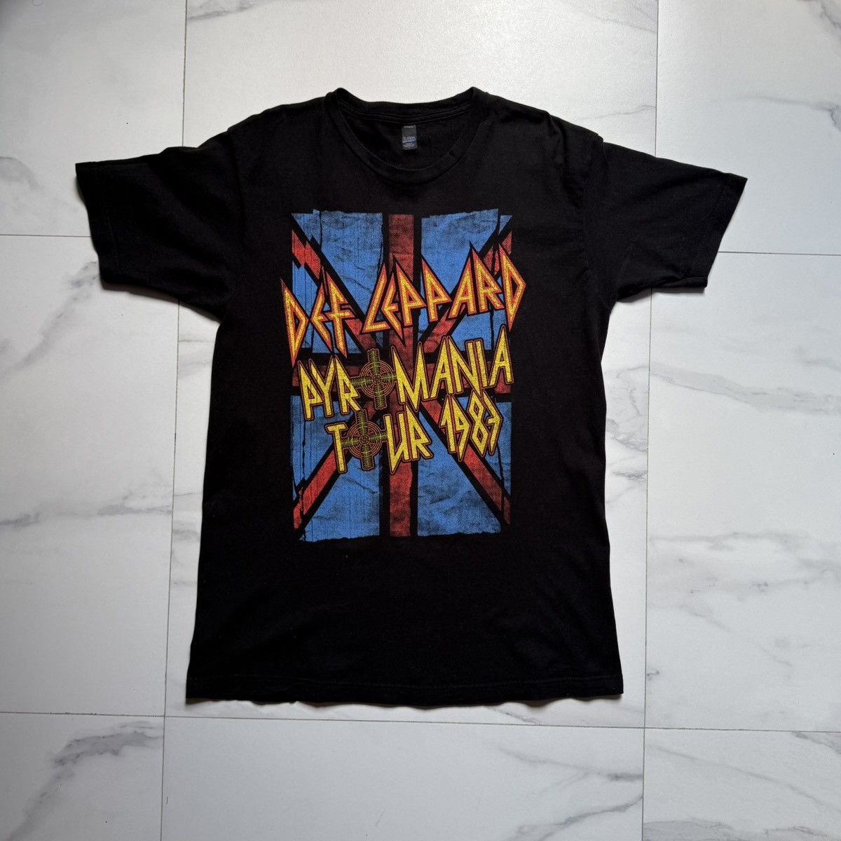 Def Leppard Vintage Def Leppard Pyromania Tour 1983 T-Shirt Size US L / EU 52-54 / 3 - 2 Thumbnail