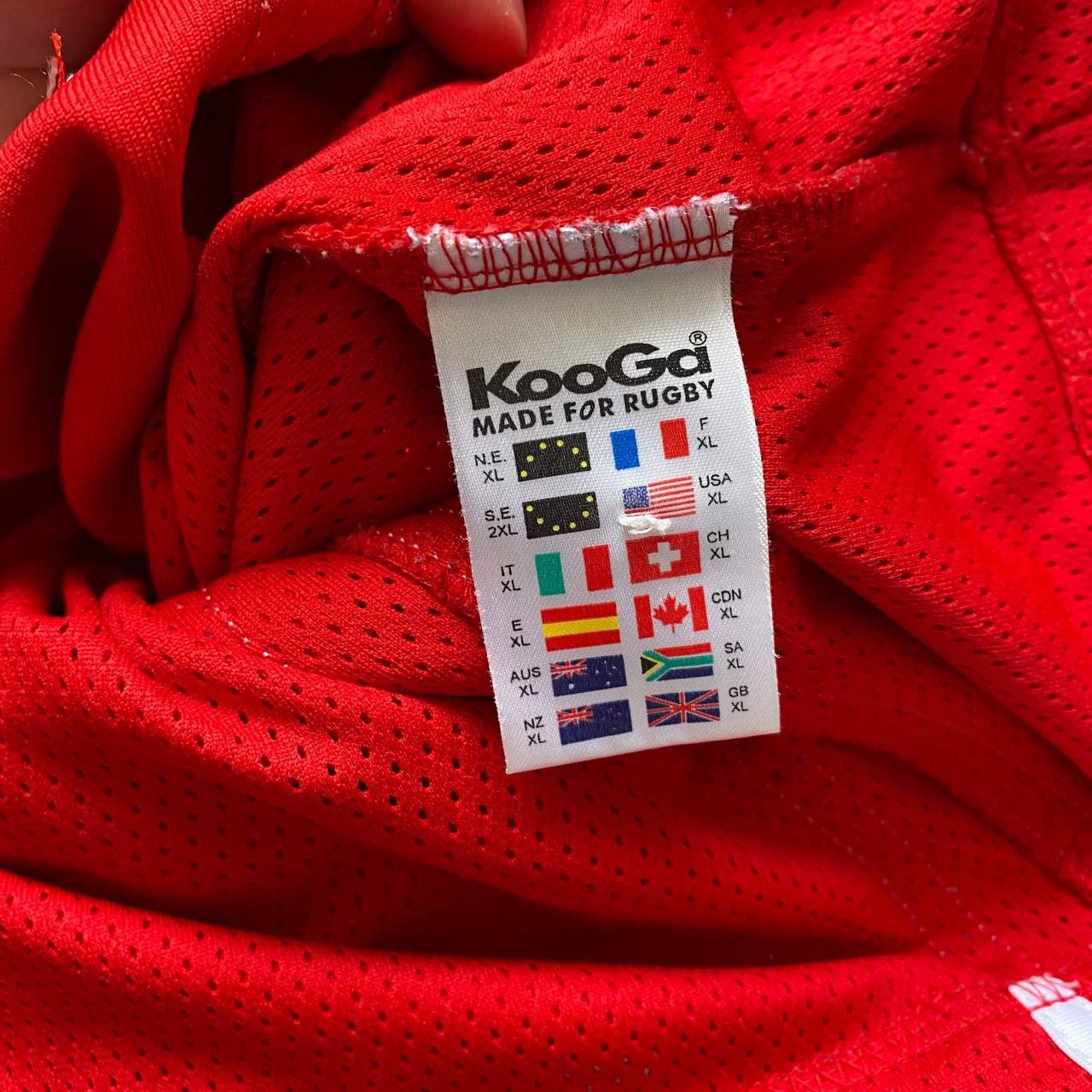 Vintage Kooga Llanelli Scarlets Home Rugby Shirt 2005-06 Size US XL / EU 56 / 4 - 9 Thumbnail