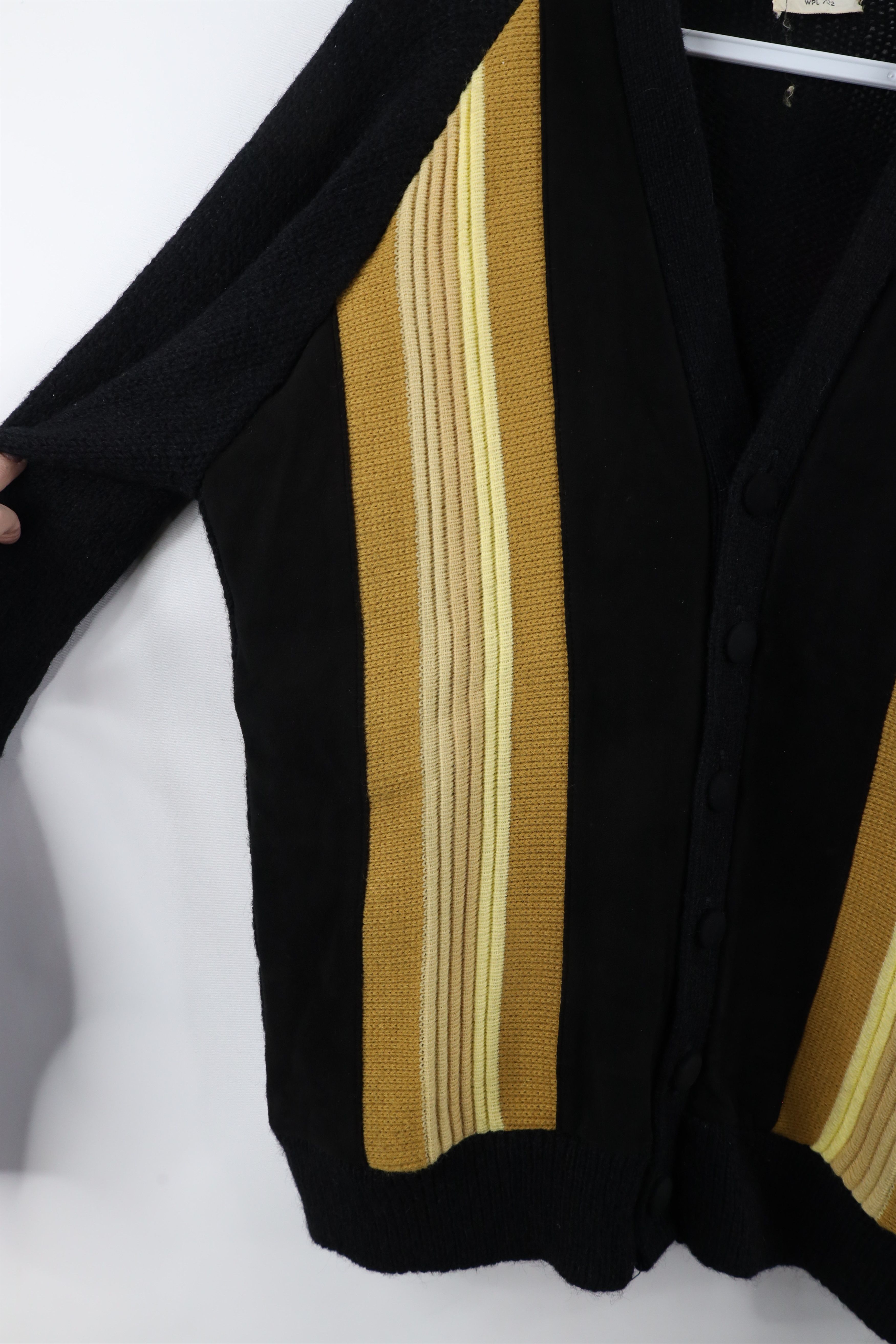 Vintage Vintage 40s 50s Rockabilly Knit Panel Cardigan Sweater USA Size US M / EU 48-50 / 2 - 6 Thumbnail