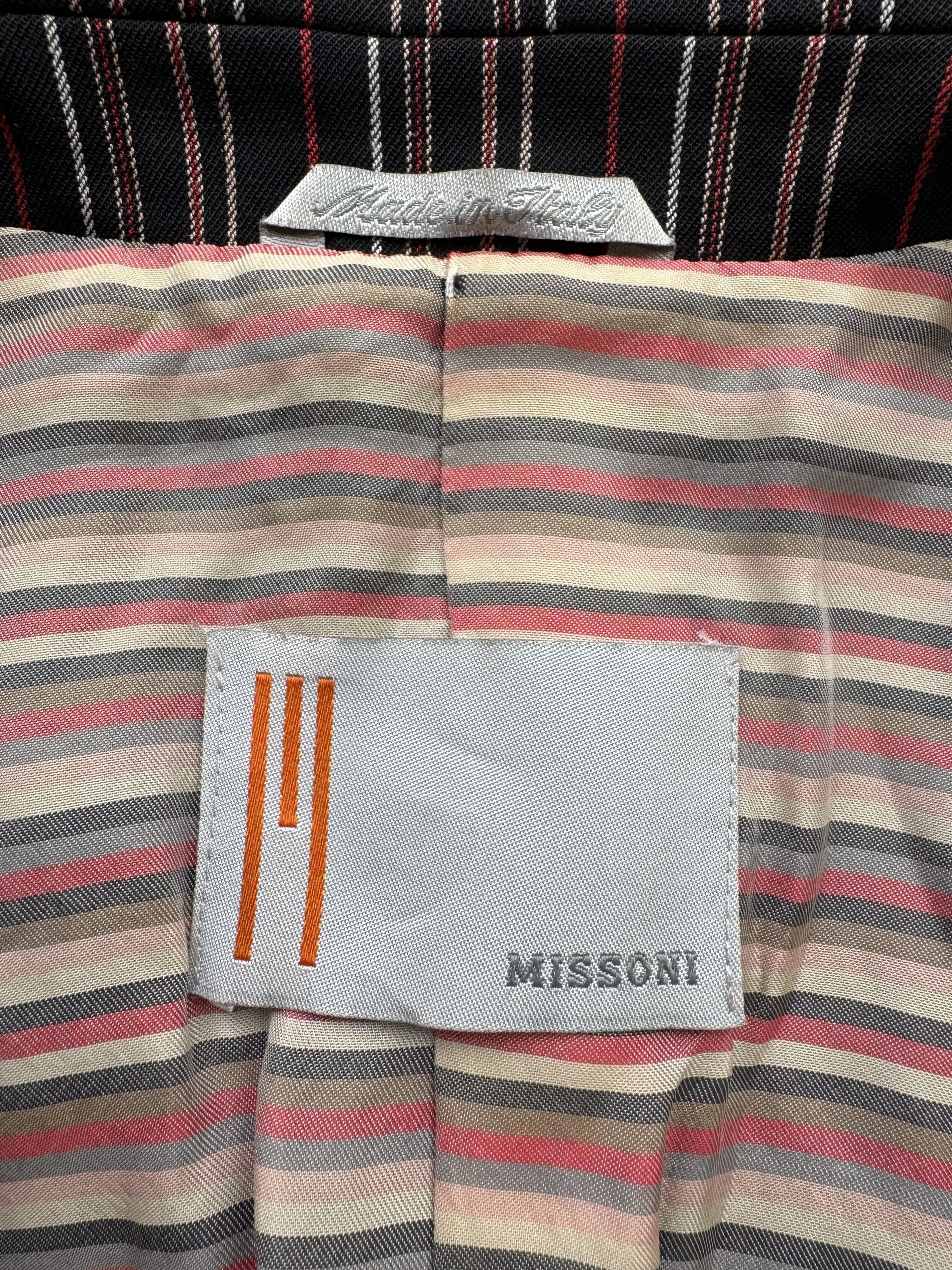 Missoni Missoni Vintage Striped Wool Suit (V84) Size 28" / US 6 / IT 42 - 9 Thumbnail