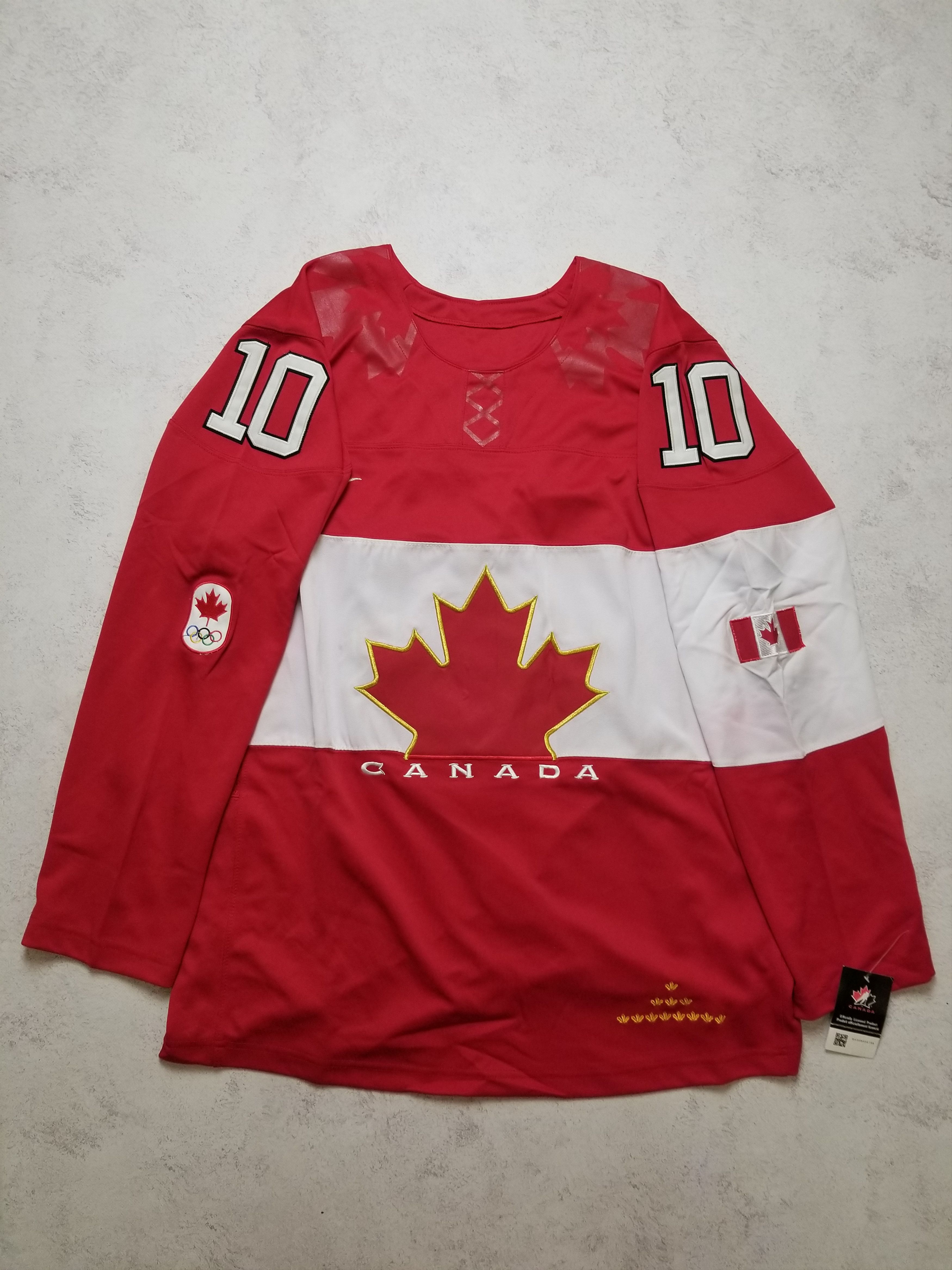 Nike Nike Canada Team Sharp # 10 Winter Olympic Hockey Red Jersey Size US XXL / EU 58 / 5 - 4 Thumbnail