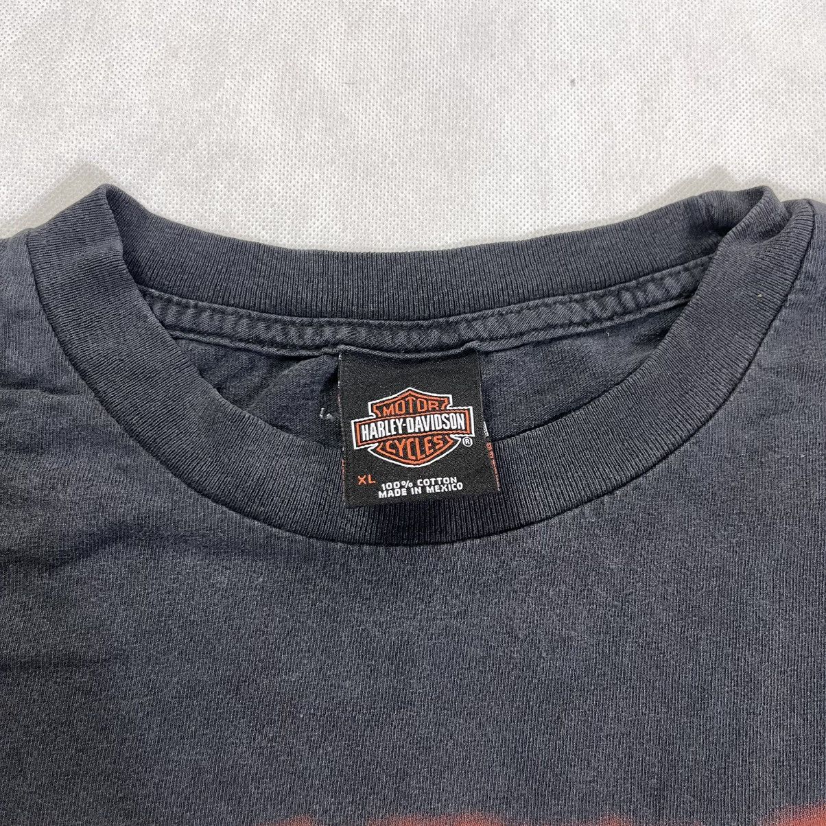 Bravado × Harley Davidson × Vintage Vintage Harley Davidson Forth Worth Metal Flames L/S Tshirt Size US XL / EU 56 / 4 - 4 Thumbnail