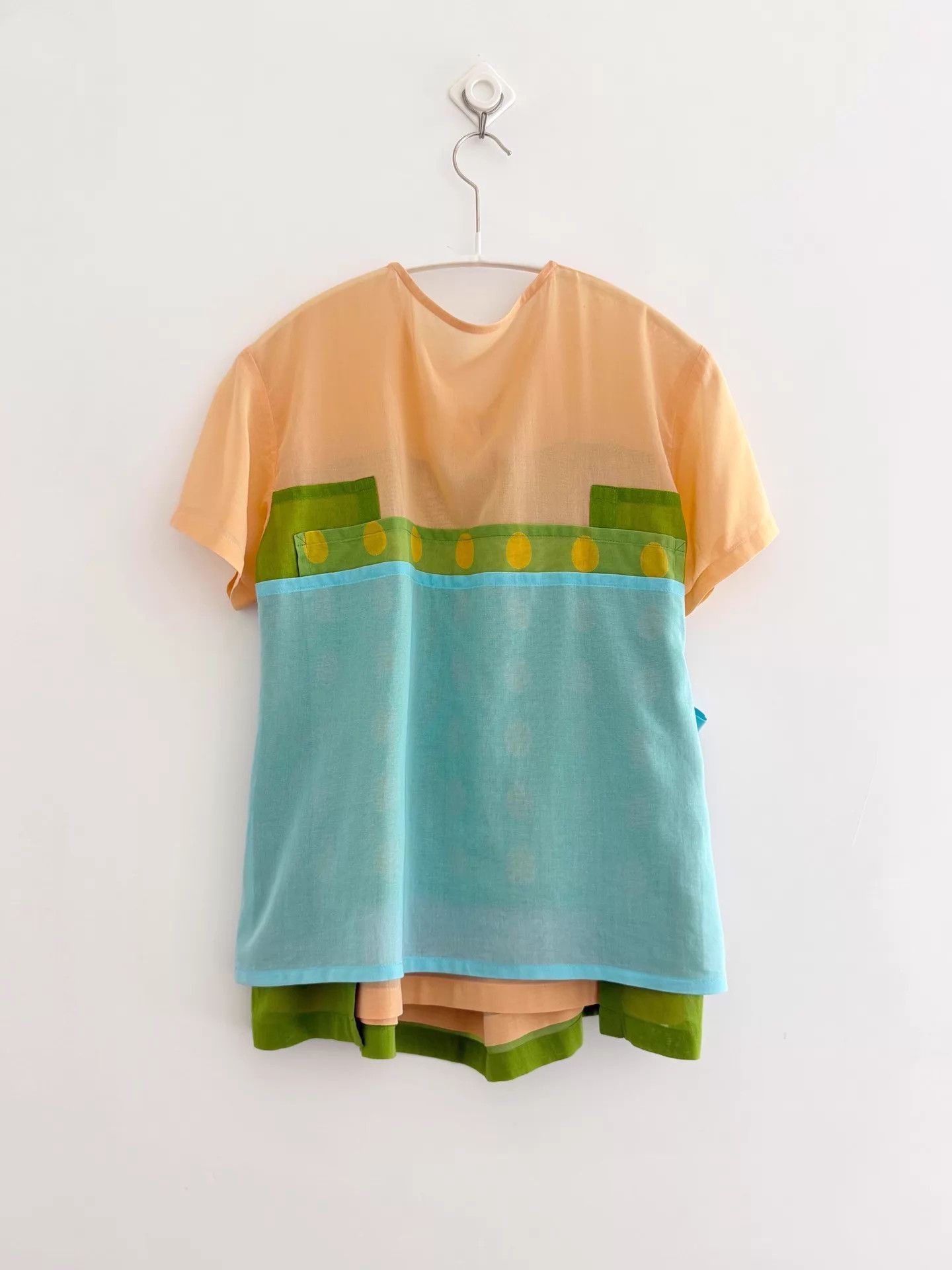 Issey Miyake Issey Miyake 2001 SS Multi-Layer Gauze Cotton Tie Top Size XS / US 0-2 / IT 36-38 - 4 Thumbnail