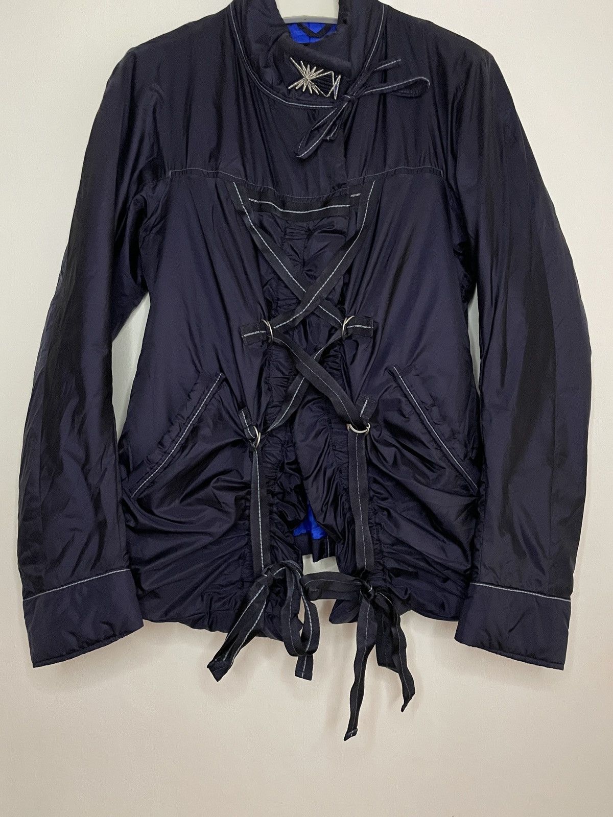 Marithe + Francois Girbaud MARITHE FRANÇOIS GIRBAUD Avant Garde Bondage Jacket Size S / US 4 / IT 40 - 5 Thumbnail