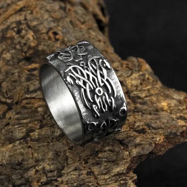 Other Viking Pirate Keltron Ring ( size 9-13) Size ONE SIZE - 2 Thumbnail