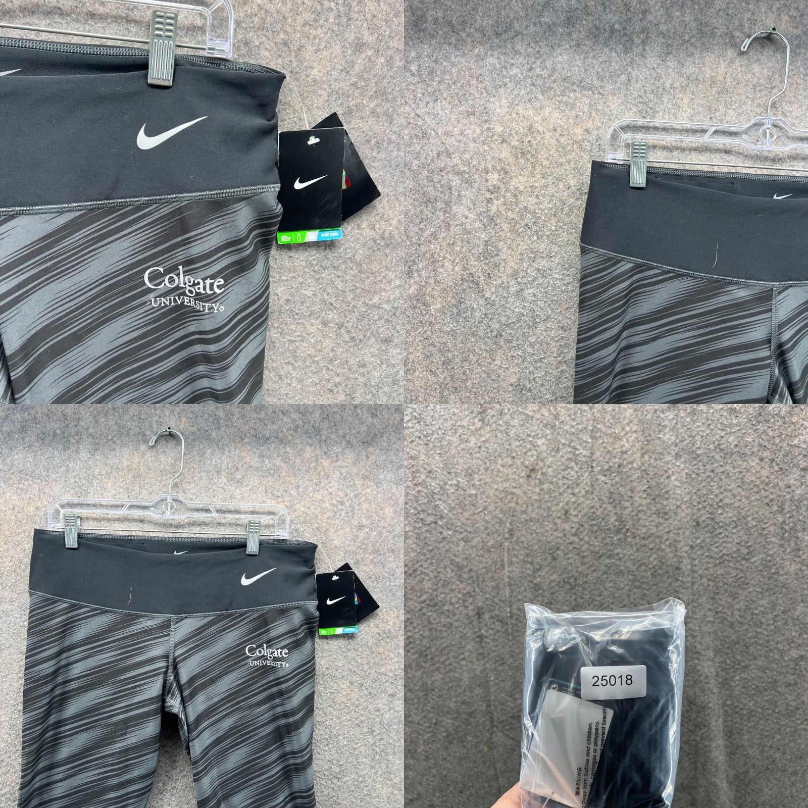 Nike Nike Leggings Women L Black Legend 2.0 Dri-Fit NEW Running Pants Cropped With Pockets Small Inseam 27 in Regular Size Type Shoes? Size 36" / US 14 / IT 50 - 9 Thumbnail