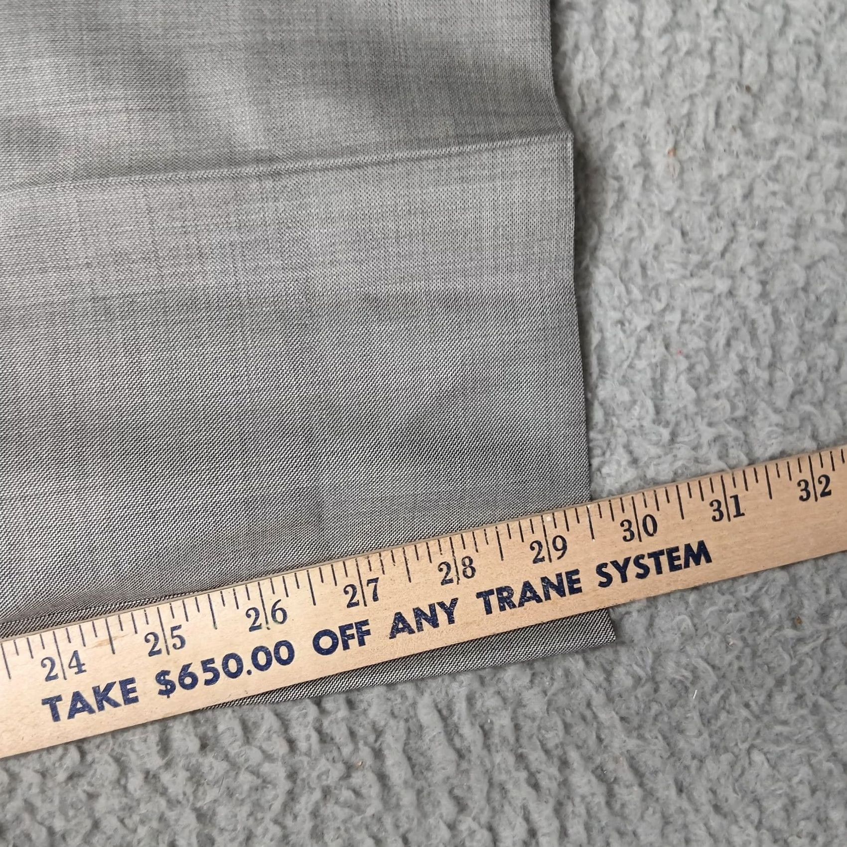Brooks Brothers Brooks Brothers 1818 Pants Mens 40x30 Wool Dress Made Italy Classic Gray Traditional Size US 40 / EU 56 - 6 Thumbnail