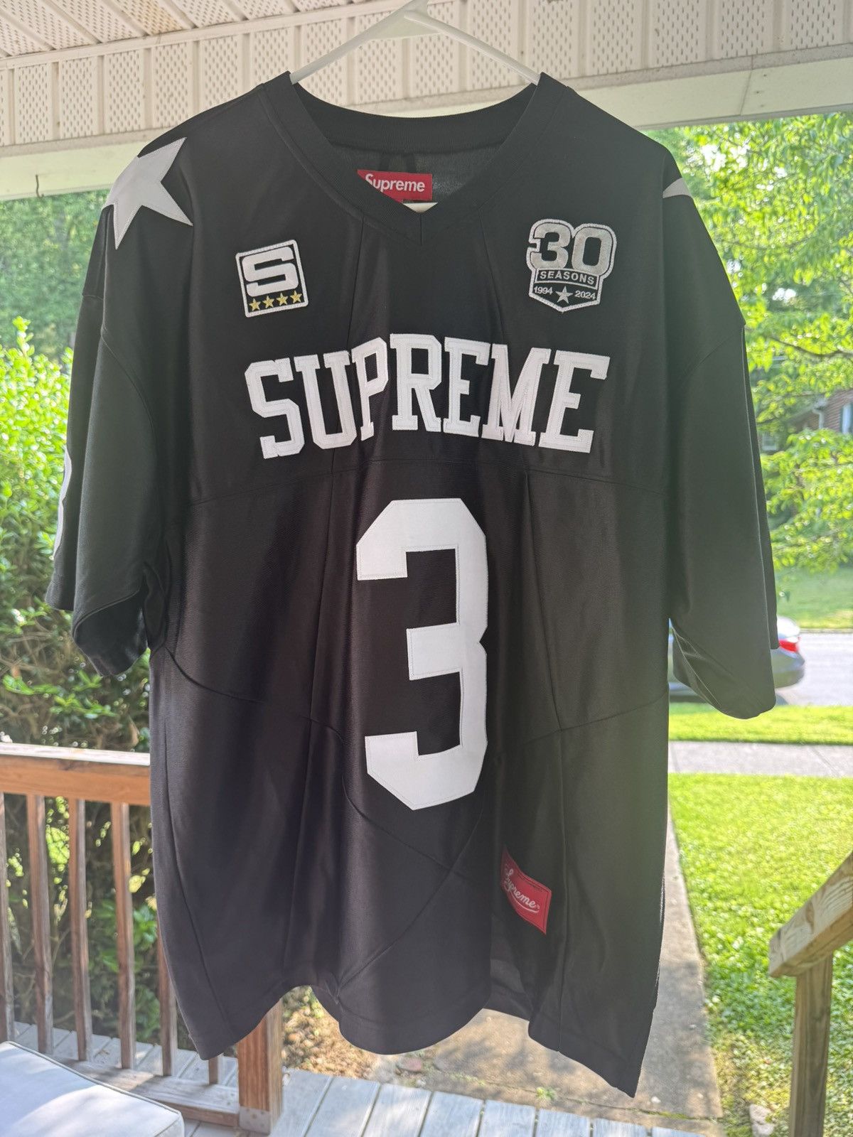 Supreme Supreme Star Football Jersey | Grailed
