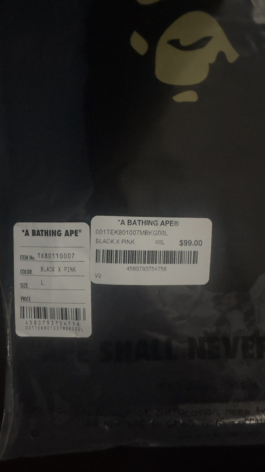 Bape ABC Camo Side Shark Tee Size US L / EU 52-54 / 3 - 2 Thumbnail