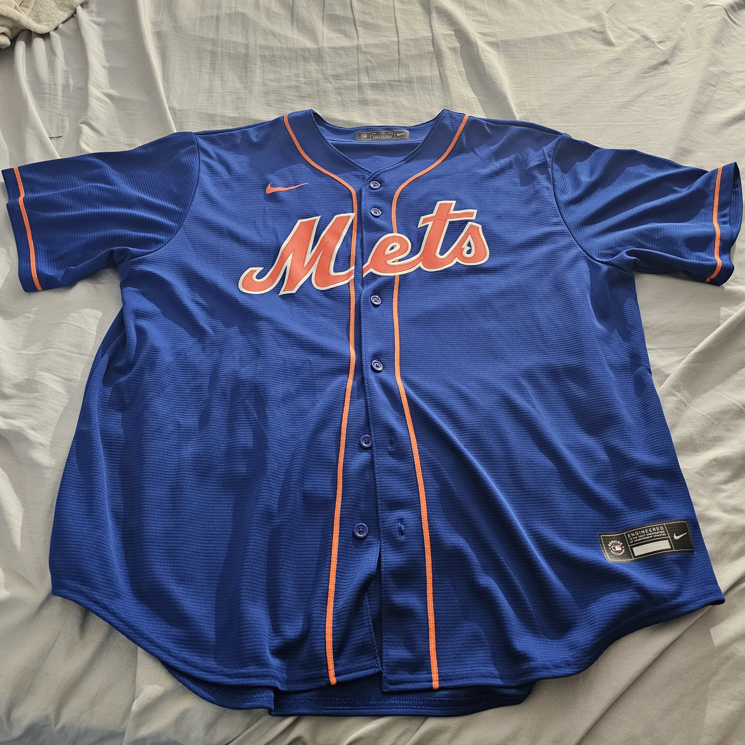 Nike Mets Pete Alonso Road Jersey Size US XXL / EU 58 / 5 - 2 Thumbnail