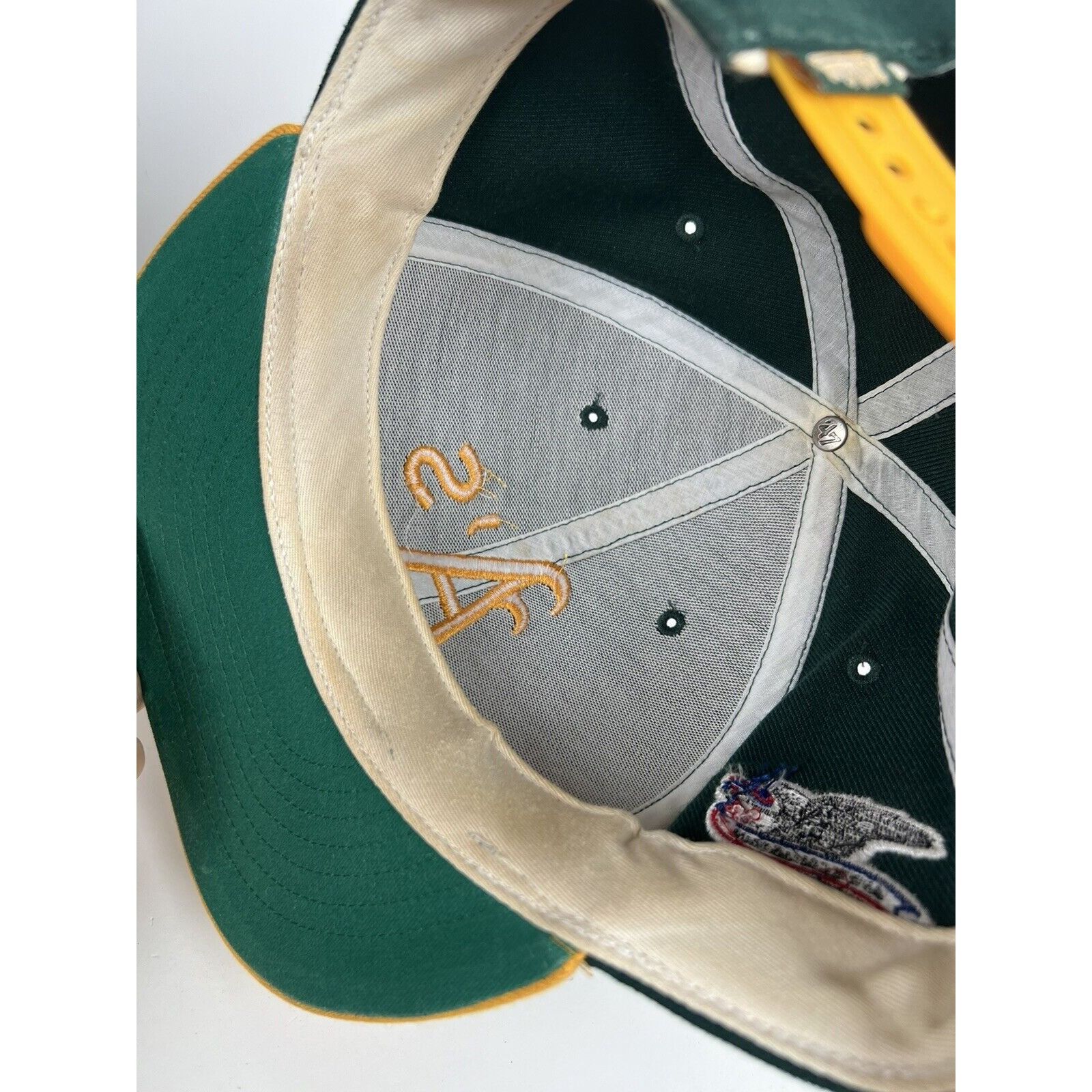 47 Brand Oakland Athletics 47 Brand Snapback Hat Cap Green Acrylic Wo Size ONE SIZE - 8 Thumbnail