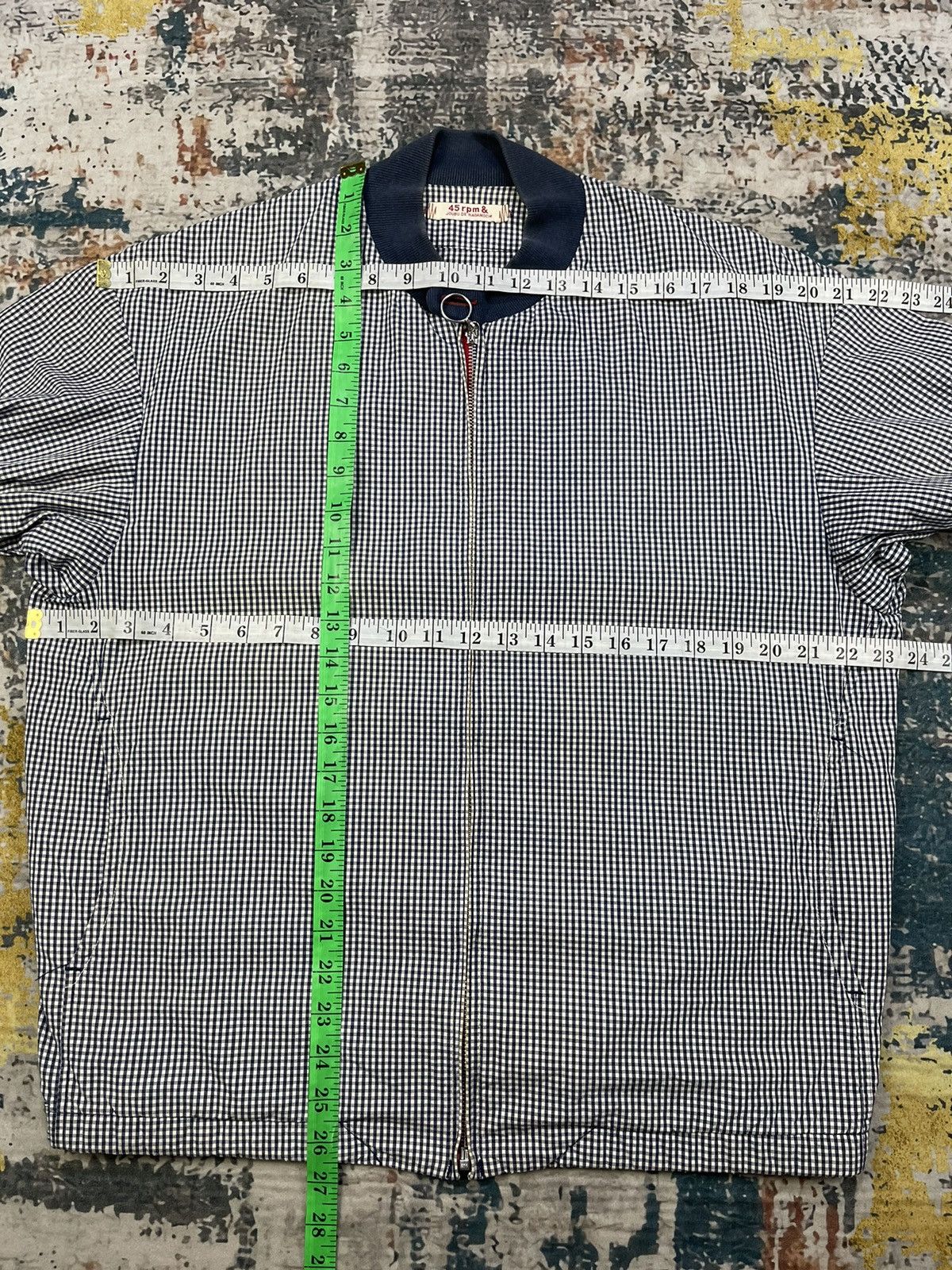 45rpm 45rpm & Joubu De Namagochi Checked Bomber Jackets Size US M / EU 48-50 / 2 - 10 Thumbnail