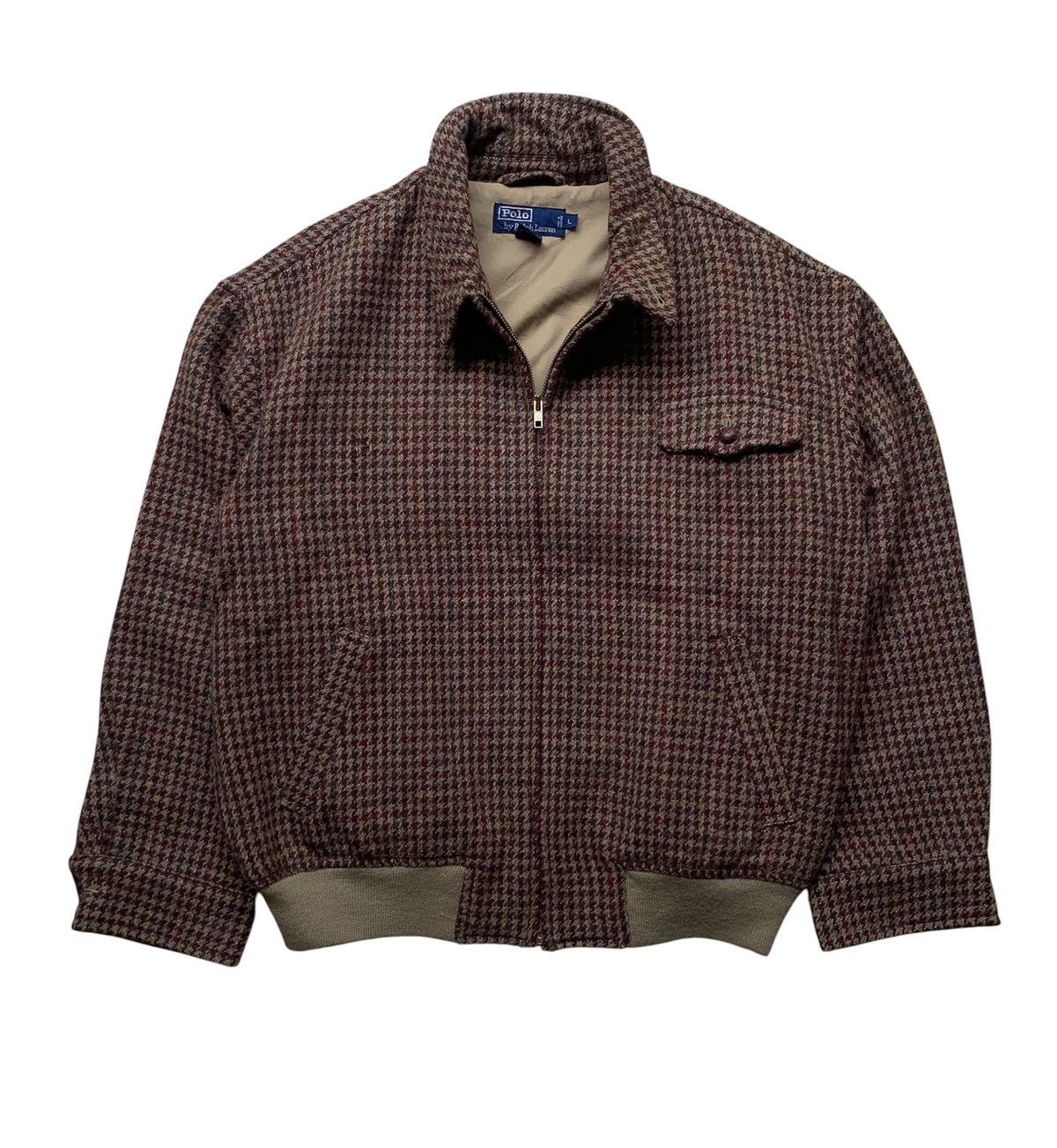 Polo Ralph Lauren Vintage polo ralph lauren houndstooth pattern wool knitted Size US L / EU 52-54 / 3 - 1 Thumbnail