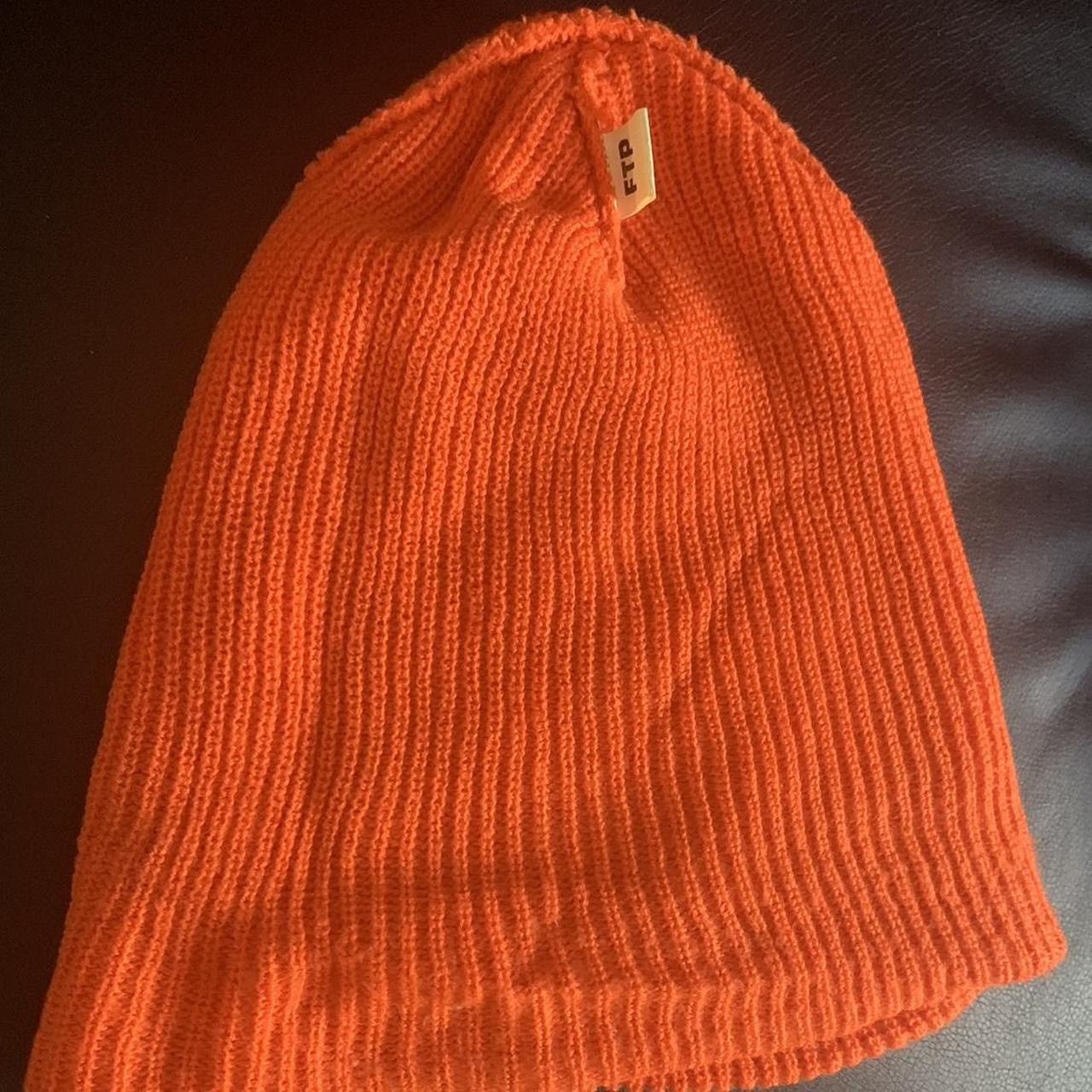 Fuck The Population Orange FTP Beanie Size ONE SIZE - 5 Thumbnail