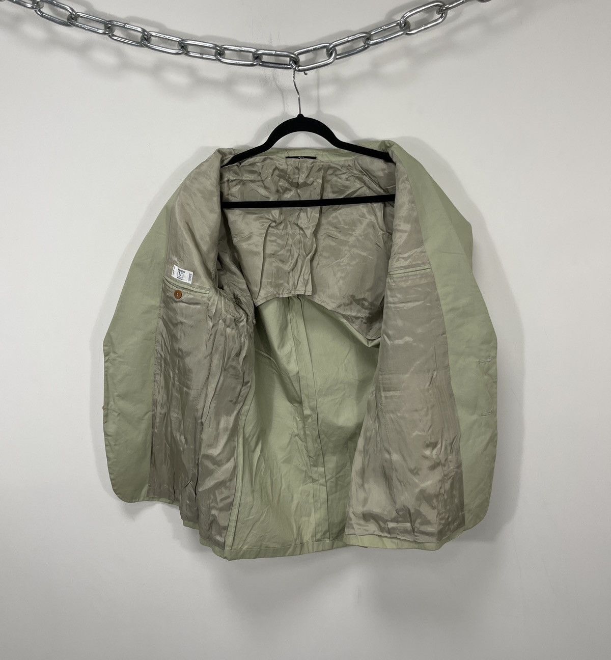 Valentino Vintage Valentino Pocket Logo Rare Luxury Blazer Jacket Size 44R - 2 Thumbnail