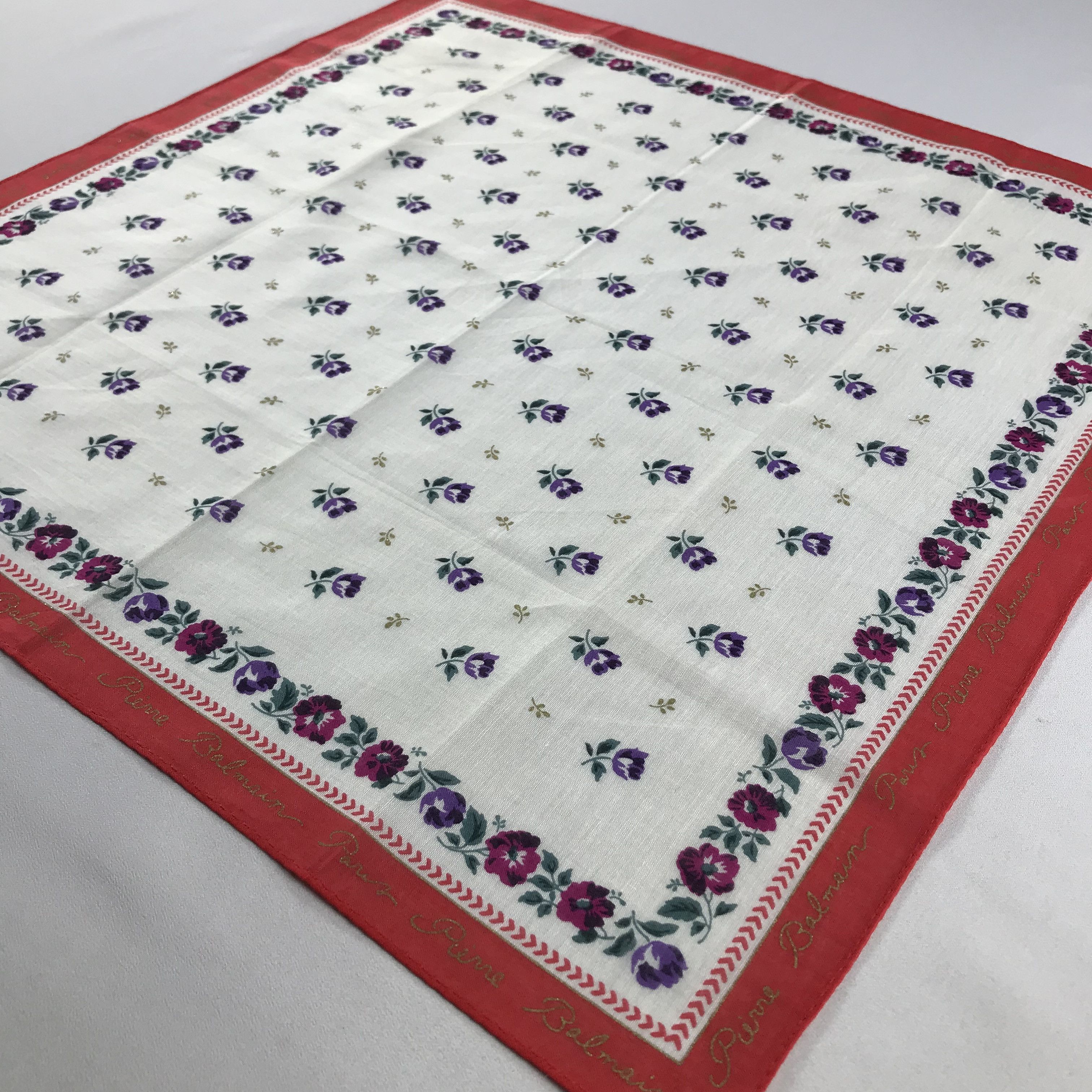 Pierre Balmain Pierre Balmain Handkerchief / Bandana / Neckerchief C786 Size ONE SIZE - 4 Thumbnail
