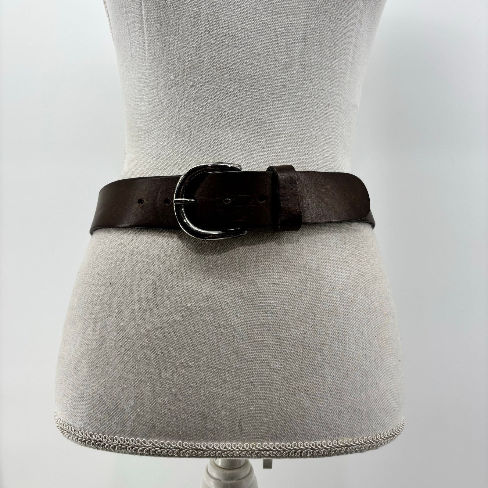 Other Jessi Lee Women's Size Small Belt Brown Leather Minimalist Size ONE SIZE - 1 Thumbnail