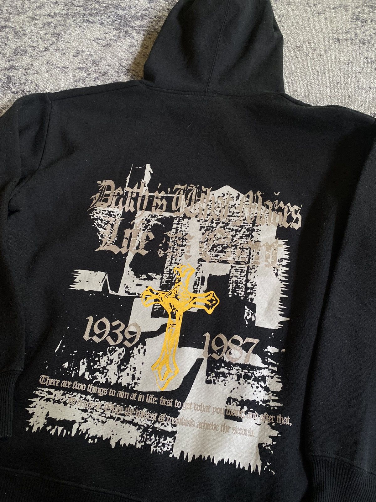 Hysteric Glamour × If Six Was Nine × Le Grande Bleu (L.G.B.) Y2k cross punk ifsixwasnine Hoodie Size US L / EU 52-54 / 3 - 5 Thumbnail